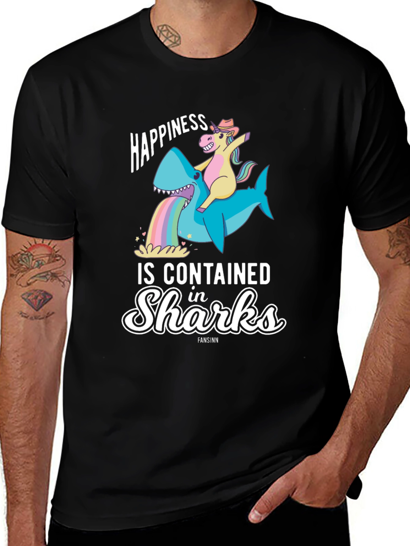 Happiness in Sharks T-Shirt