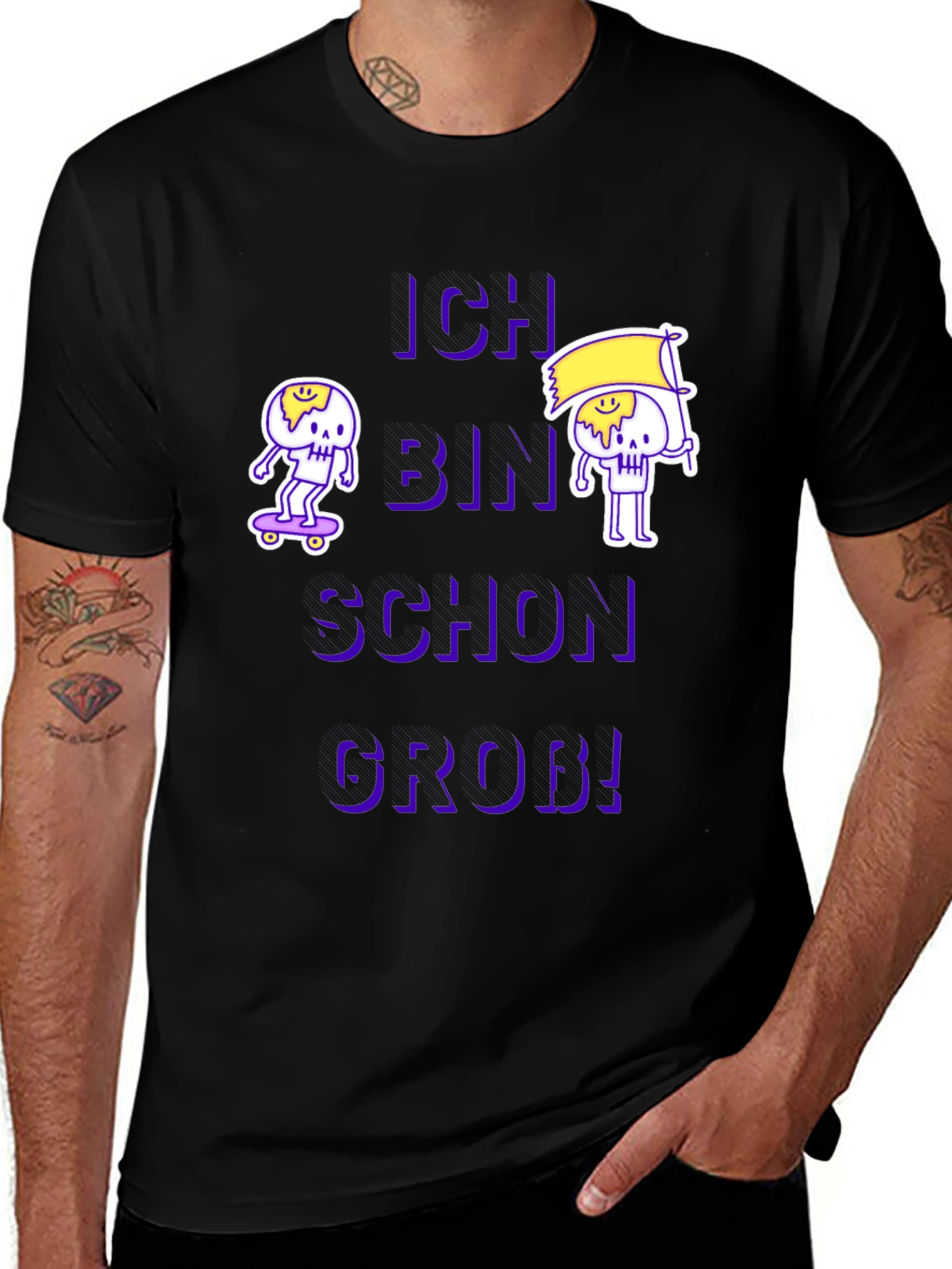 Variant 28 of Ich Bin Schon Grob! Graphic Tee