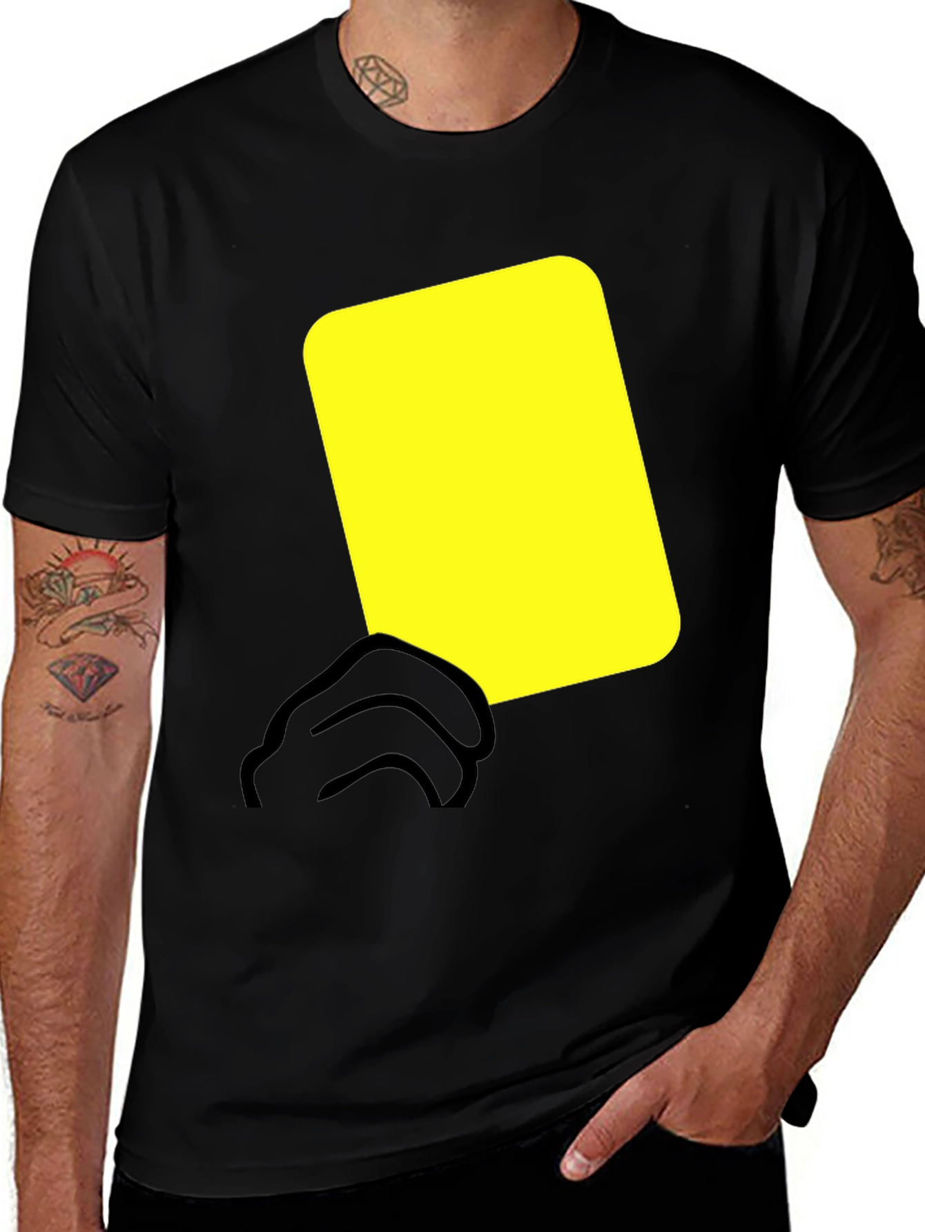 Variant 23 of Yellow Card T-Shirt - Referee Soccer Funny Tee