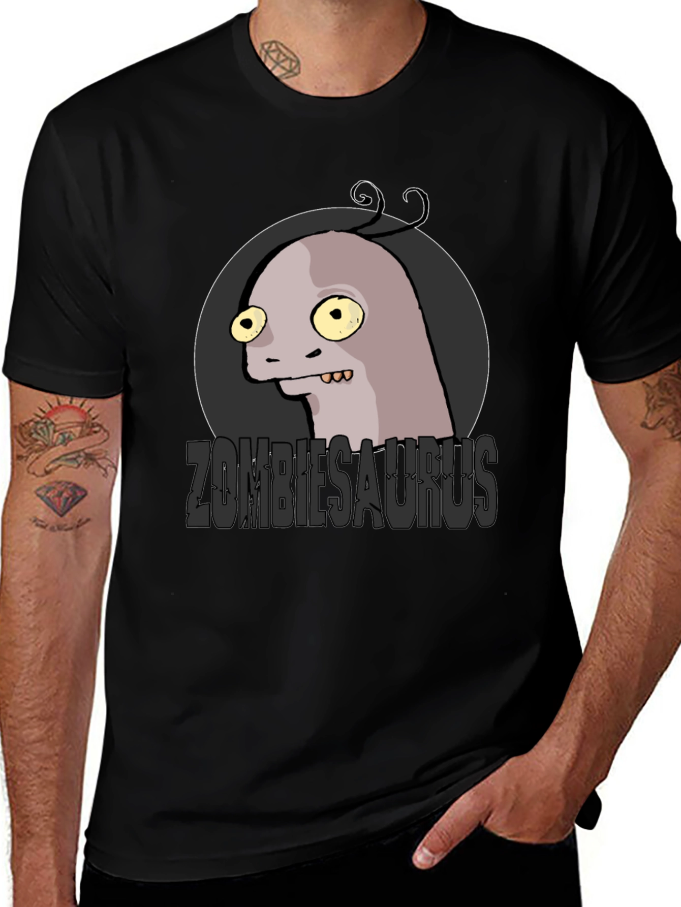 Variant 14 of Zombiesaurus T-Shirt - Men's Graphic Tee