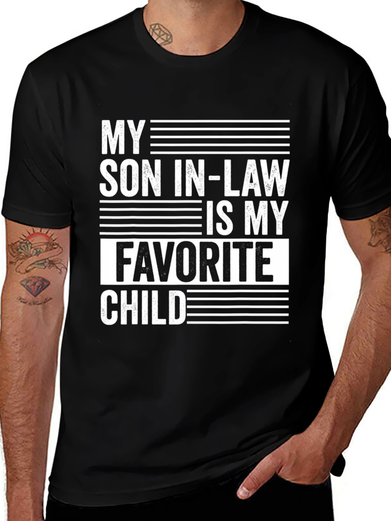Variant 4 of My Son In-Law Is My Favorite Child Graphic Tee