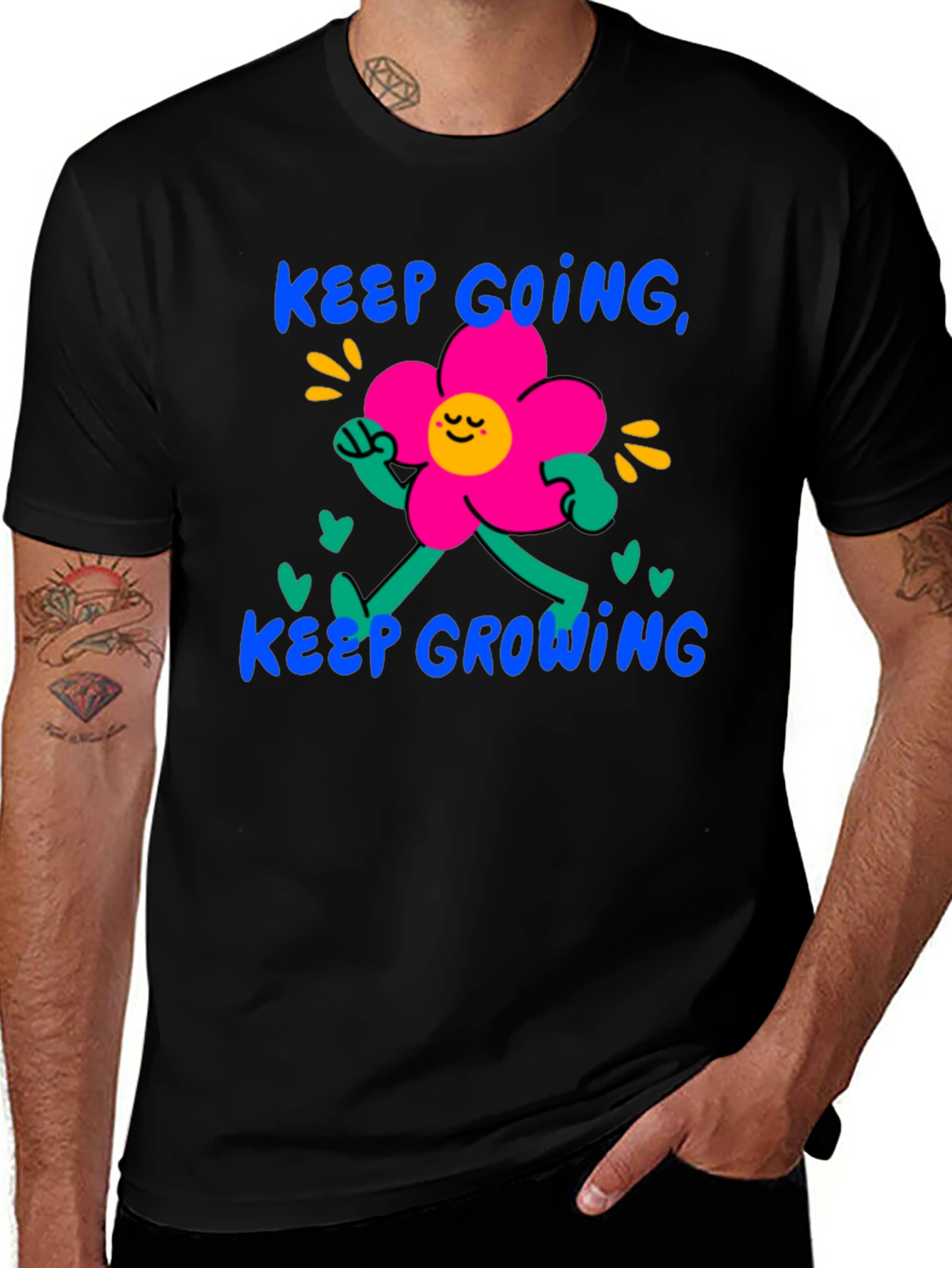 Variant 26 of Keep Going, Keep Growing Graphic T-Shirt