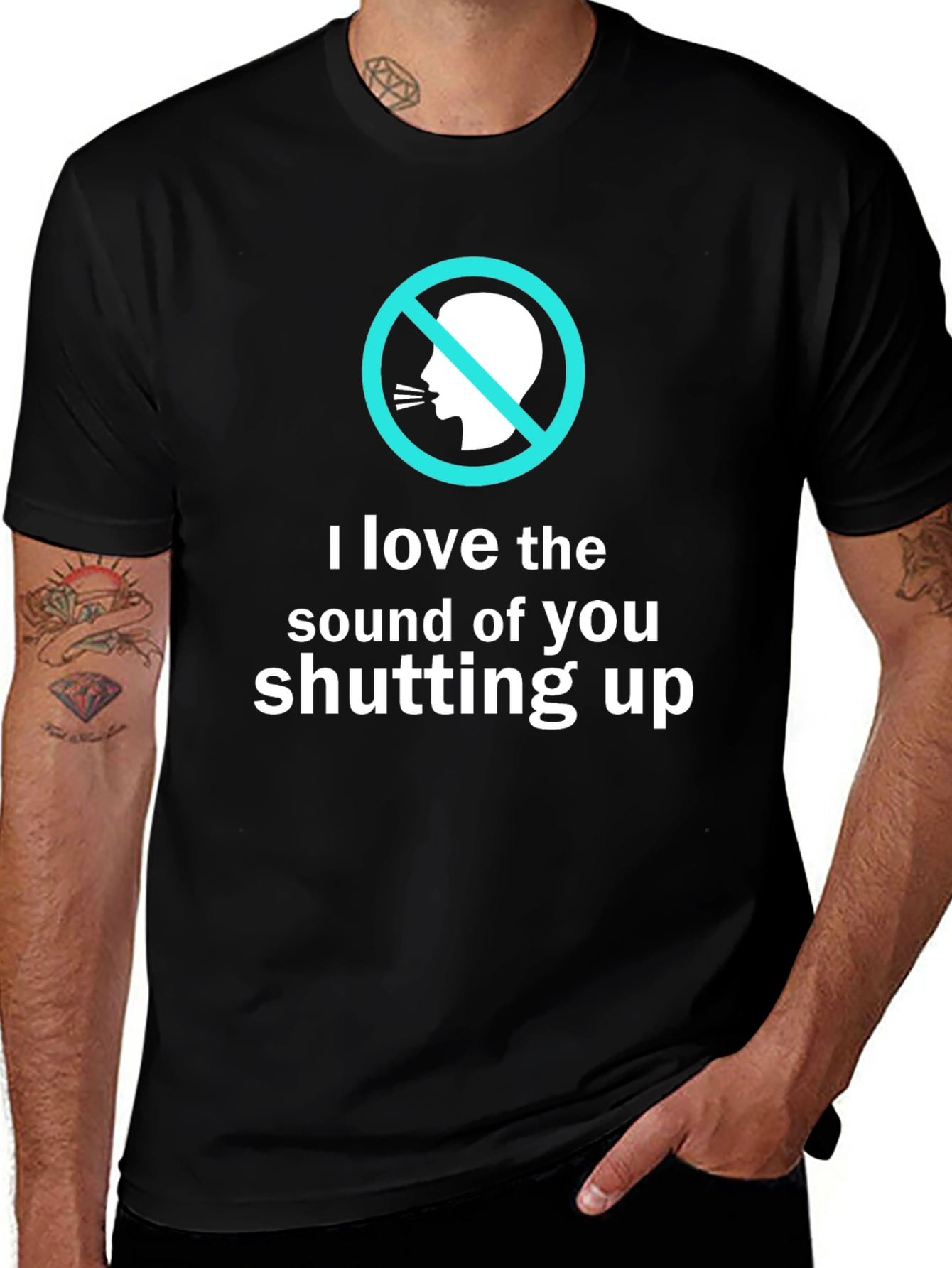 Variant 24 of Shutting Up Graphic Tee - Funny Sarcastic T-Shirt