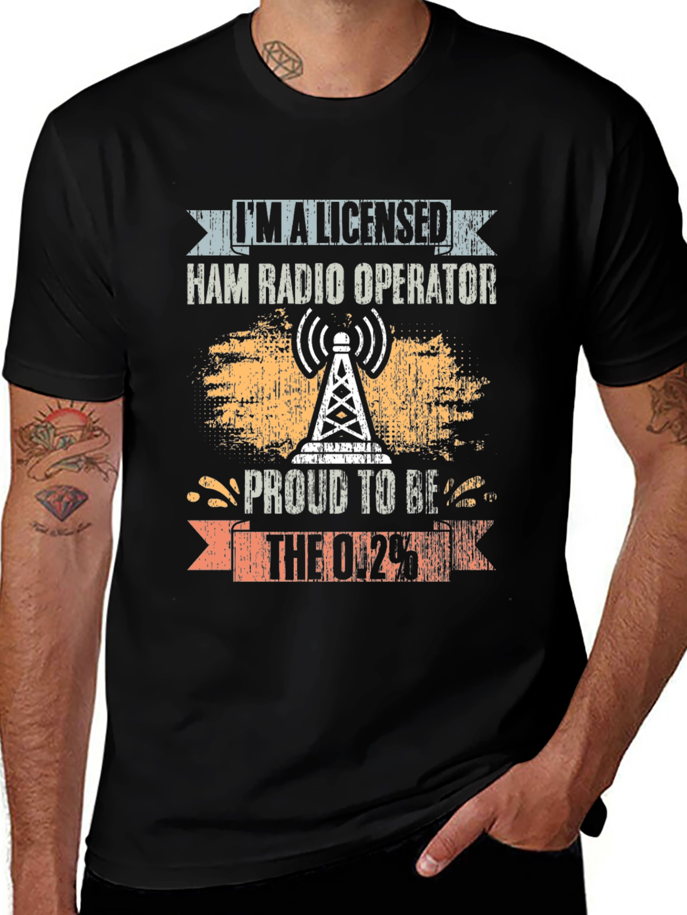 Variant 19 of Ham Radio Operator Licensed Proud T-Shirt