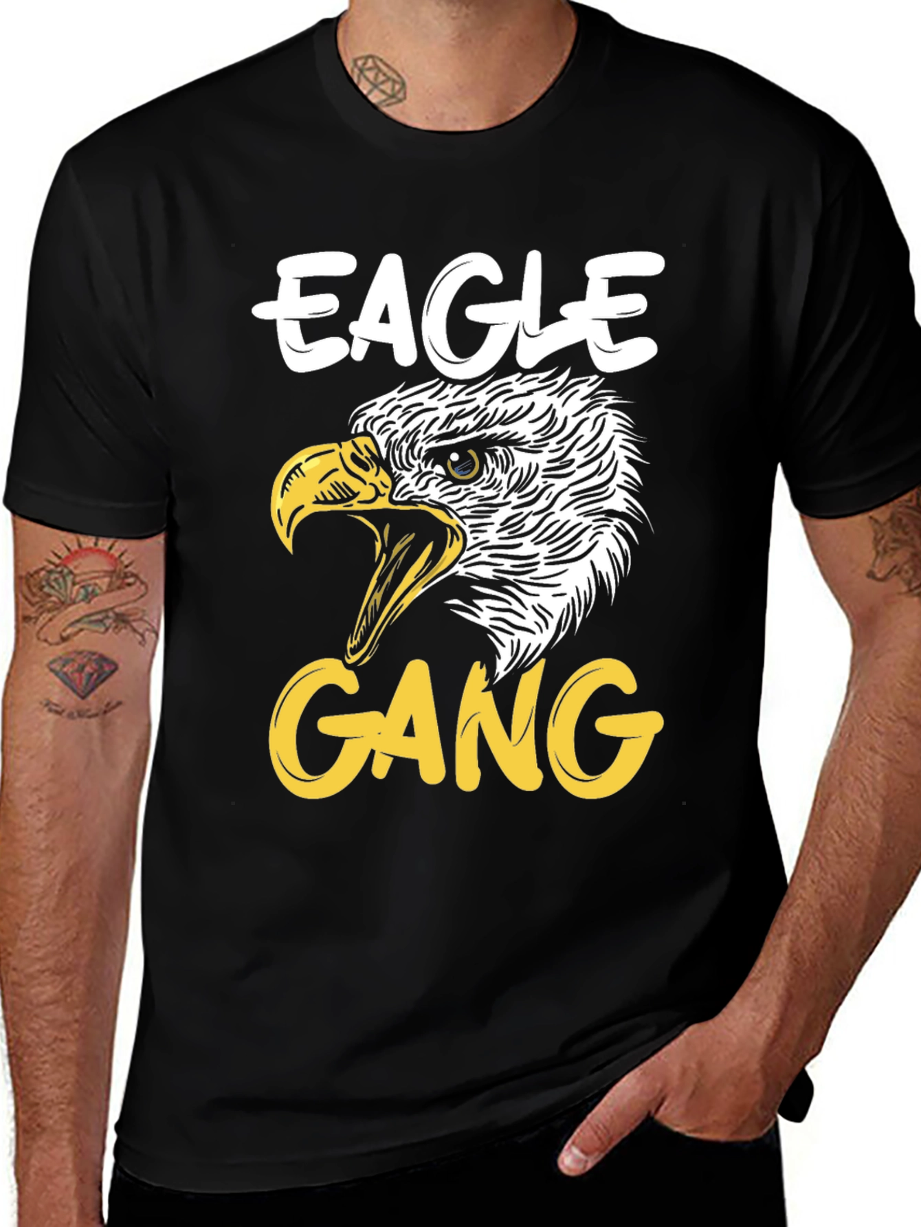 Variant 11 of Eagle Gang Graphic T-Shirt - Bold Streetwear