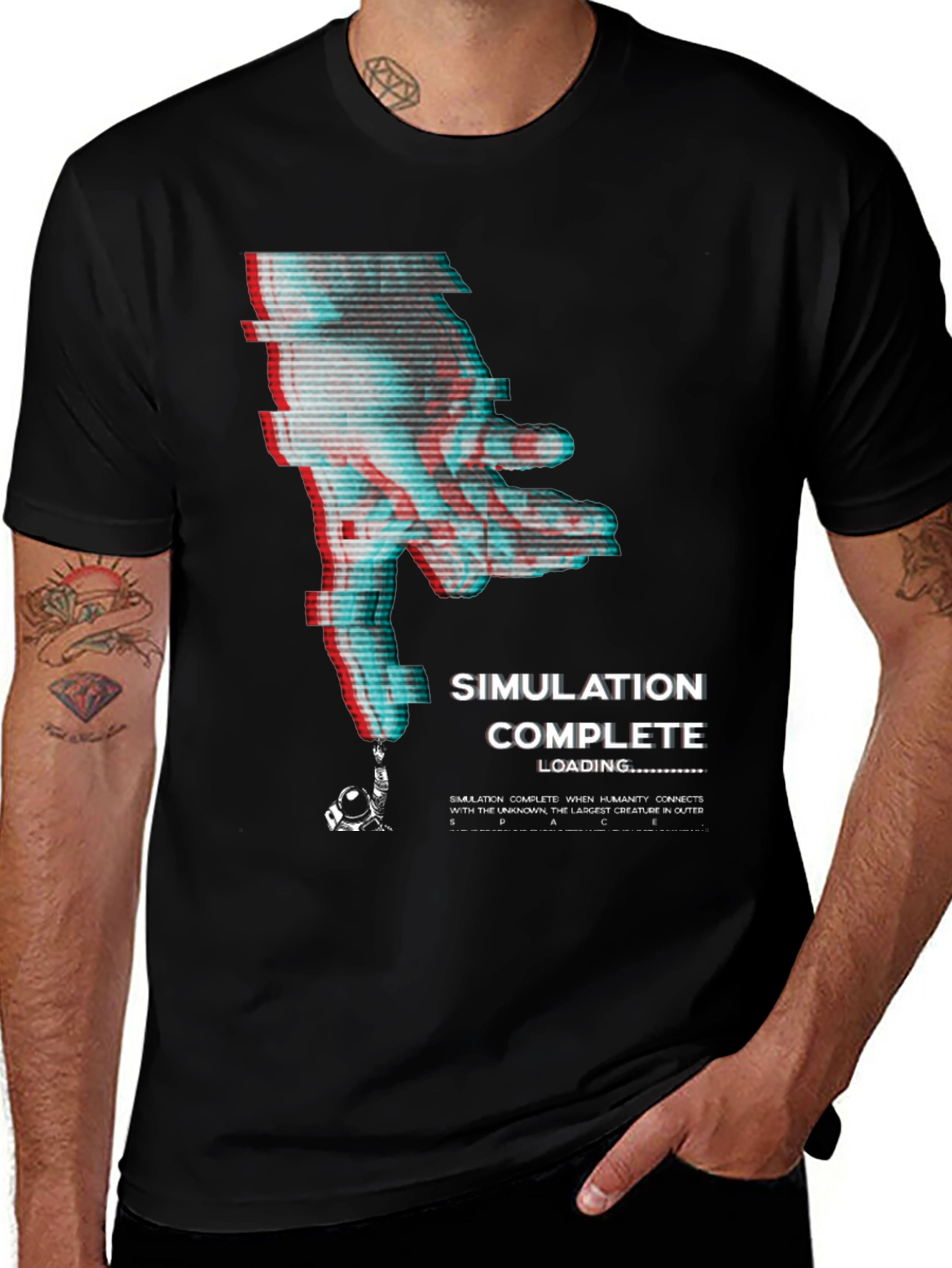 Simulation Complete Astronaut T-Shirt