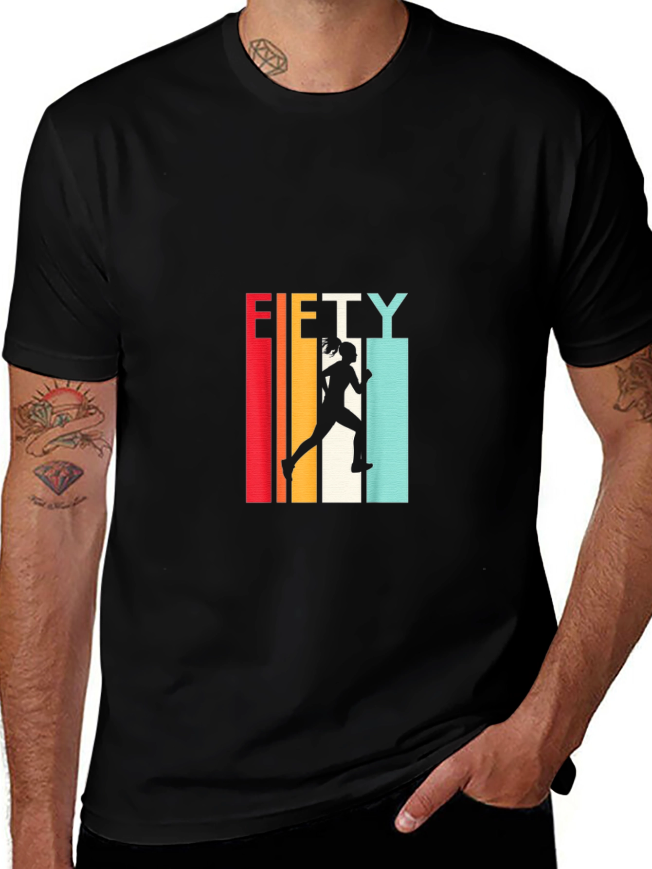 Variant 22 of Retro Fifty Runner T-Shirt