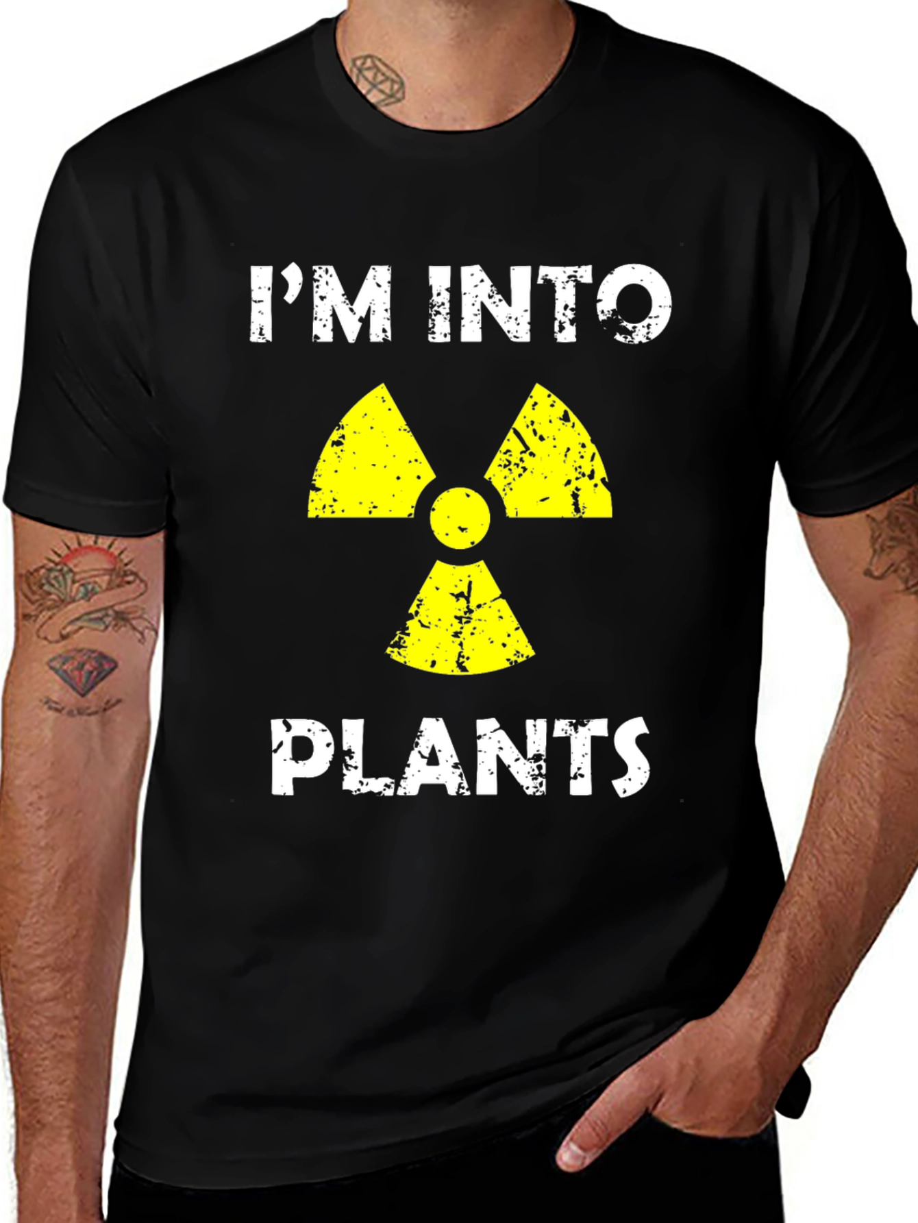 Variant 8 of I'm Into Plants Radiation Symbol T-Shirt