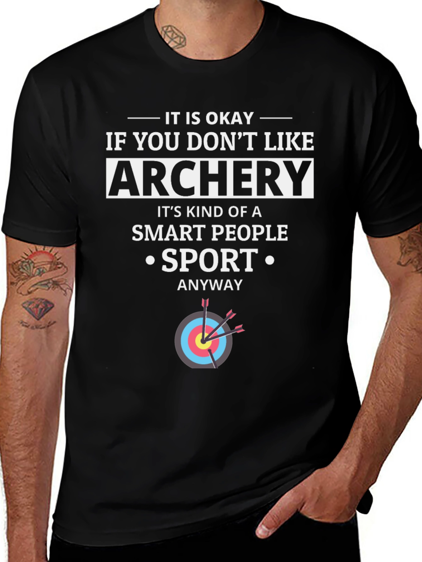 Variant 11 of Archery Smart People Sport T-Shirt