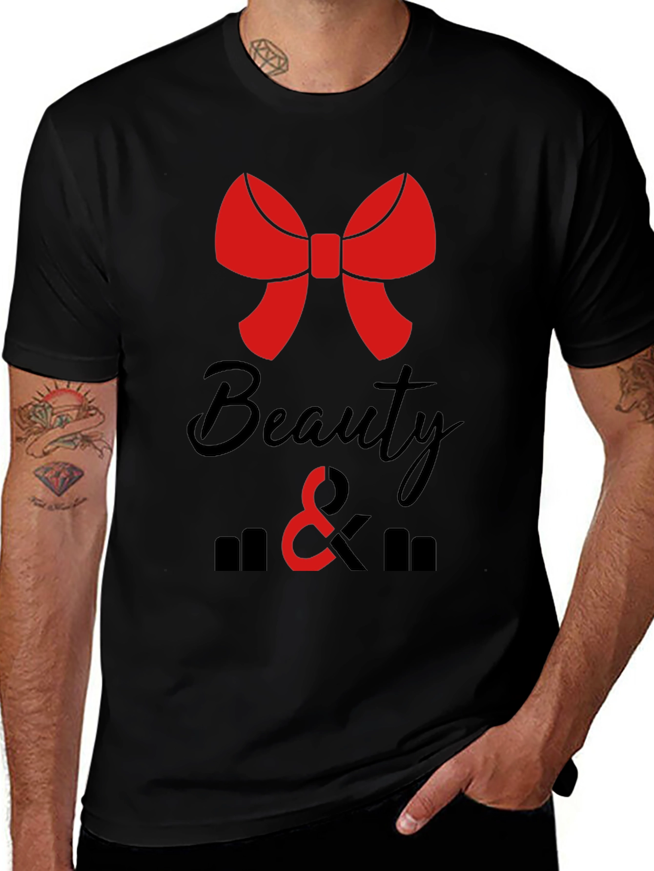 Variant 5 of Beauty & Barbells Graphic Tee