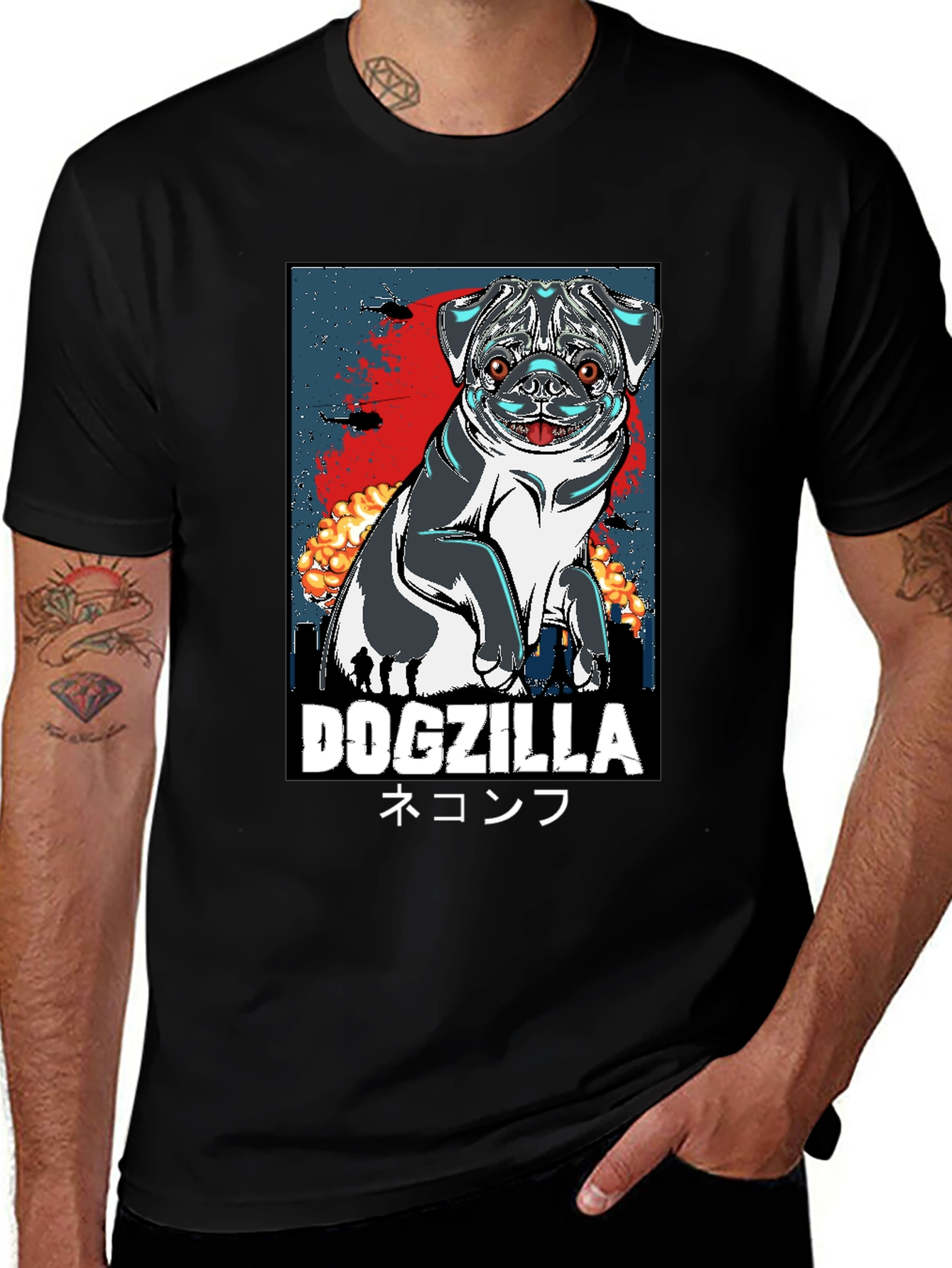 Dogzilla Graphic Tee - Unleash the Beast!