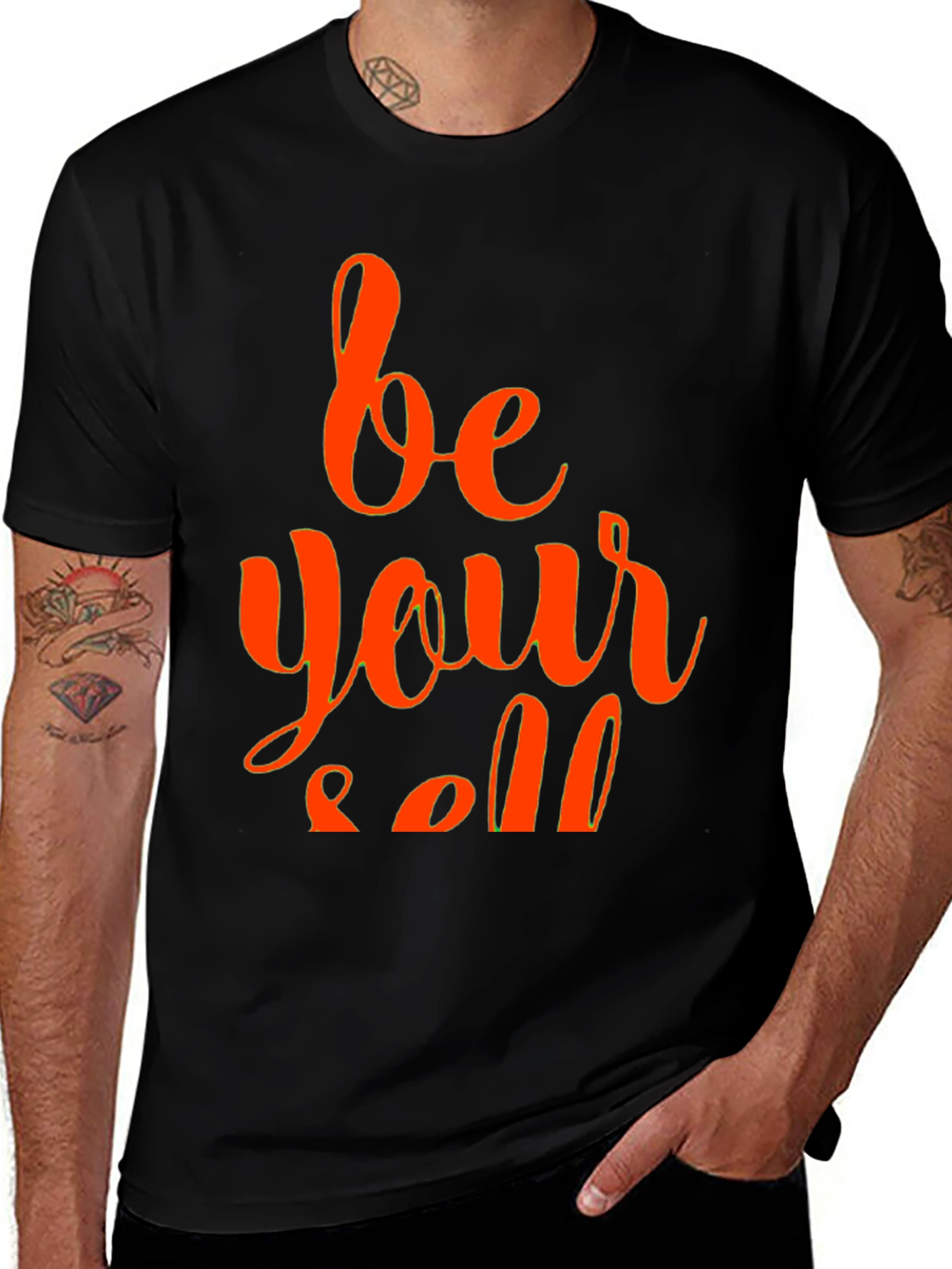Variant 8 of Be Your Own Roll Black Graphic Tee