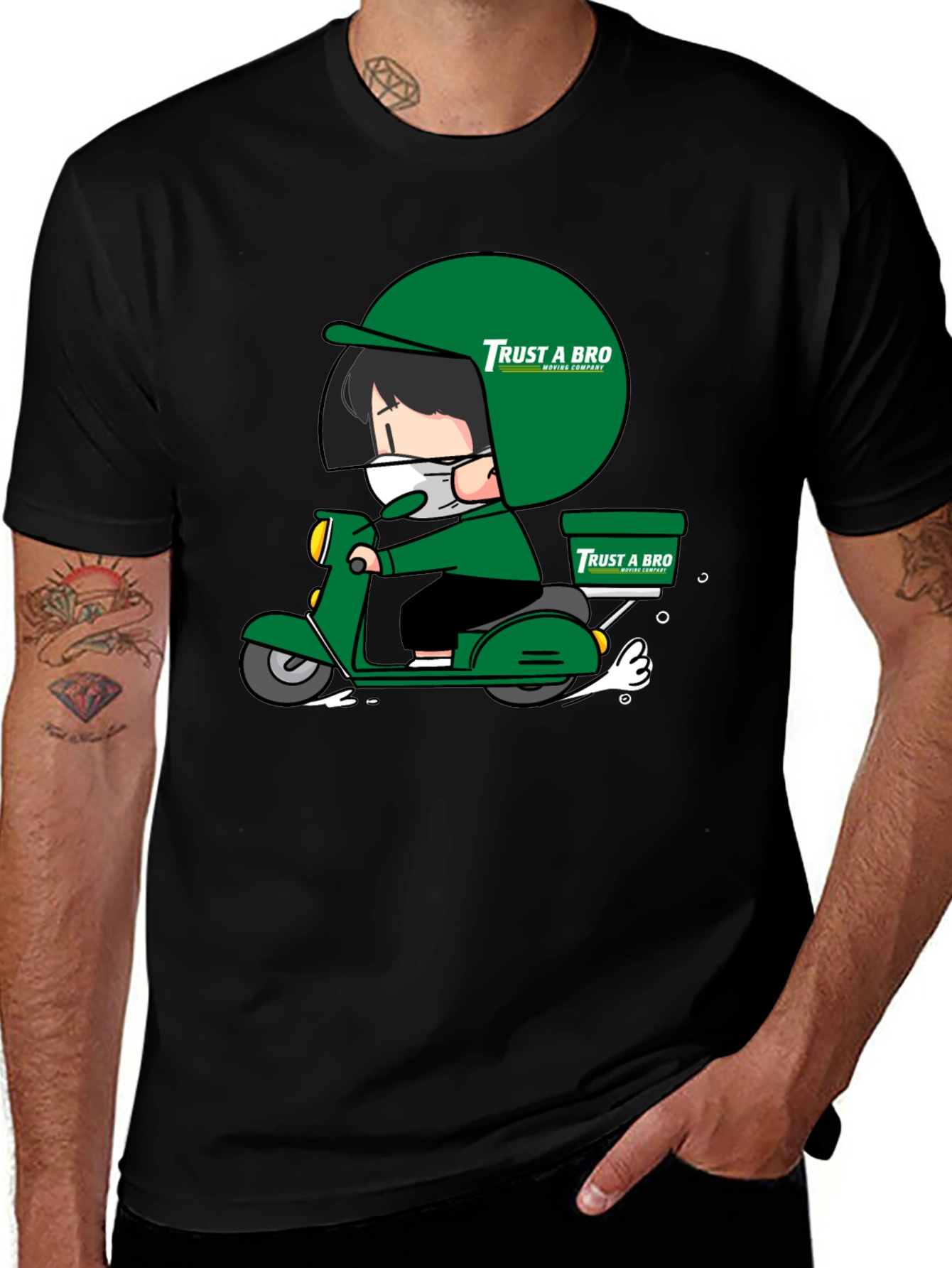 Variant 23 of Trust A Bro Cartoon Graphic T-Shirt