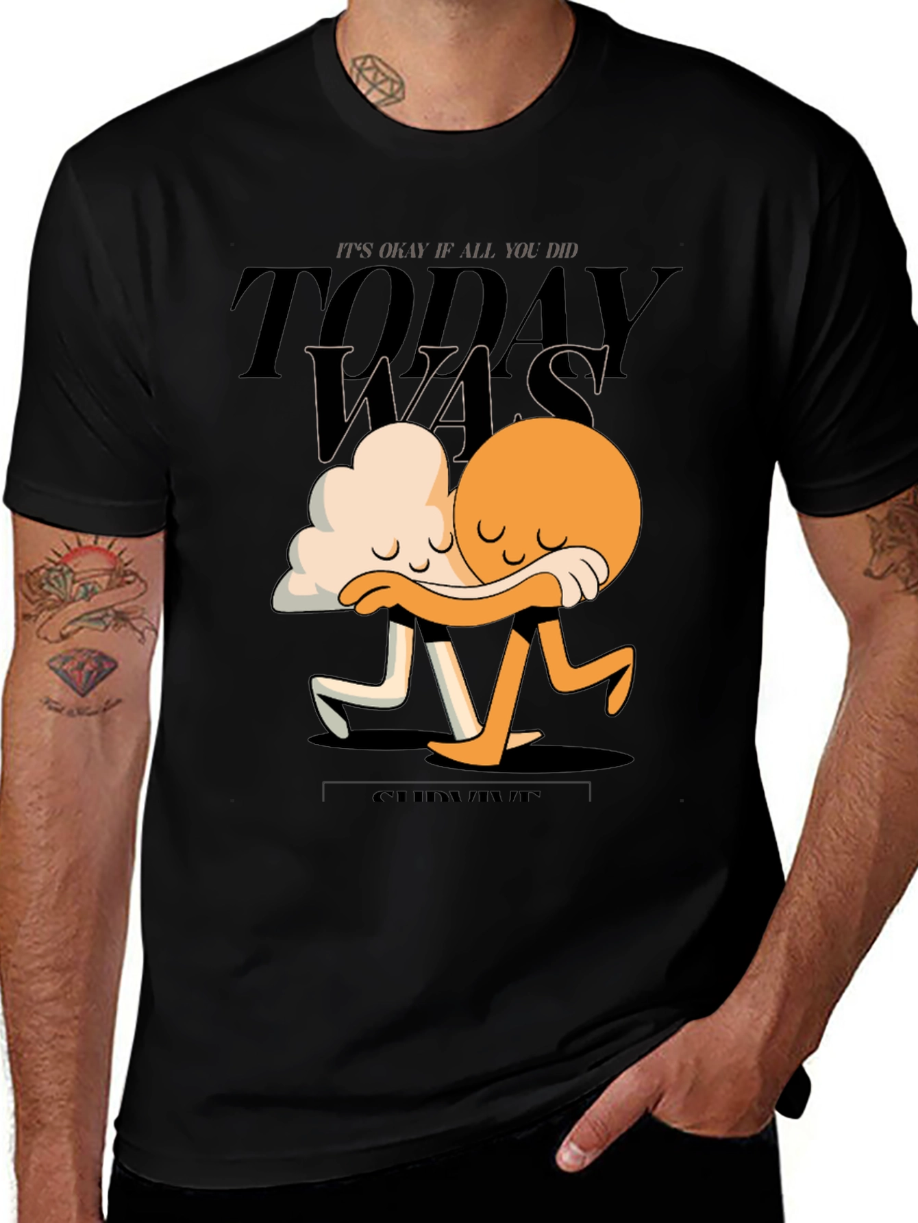 Variant 25 of Comforting Cloud and Sun Graphic Tee