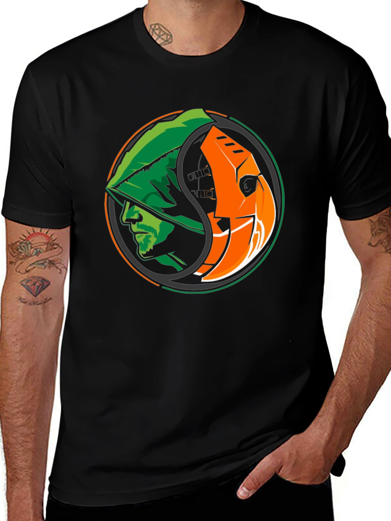 Variant 8 of Yin Yang Graphic T-Shirt