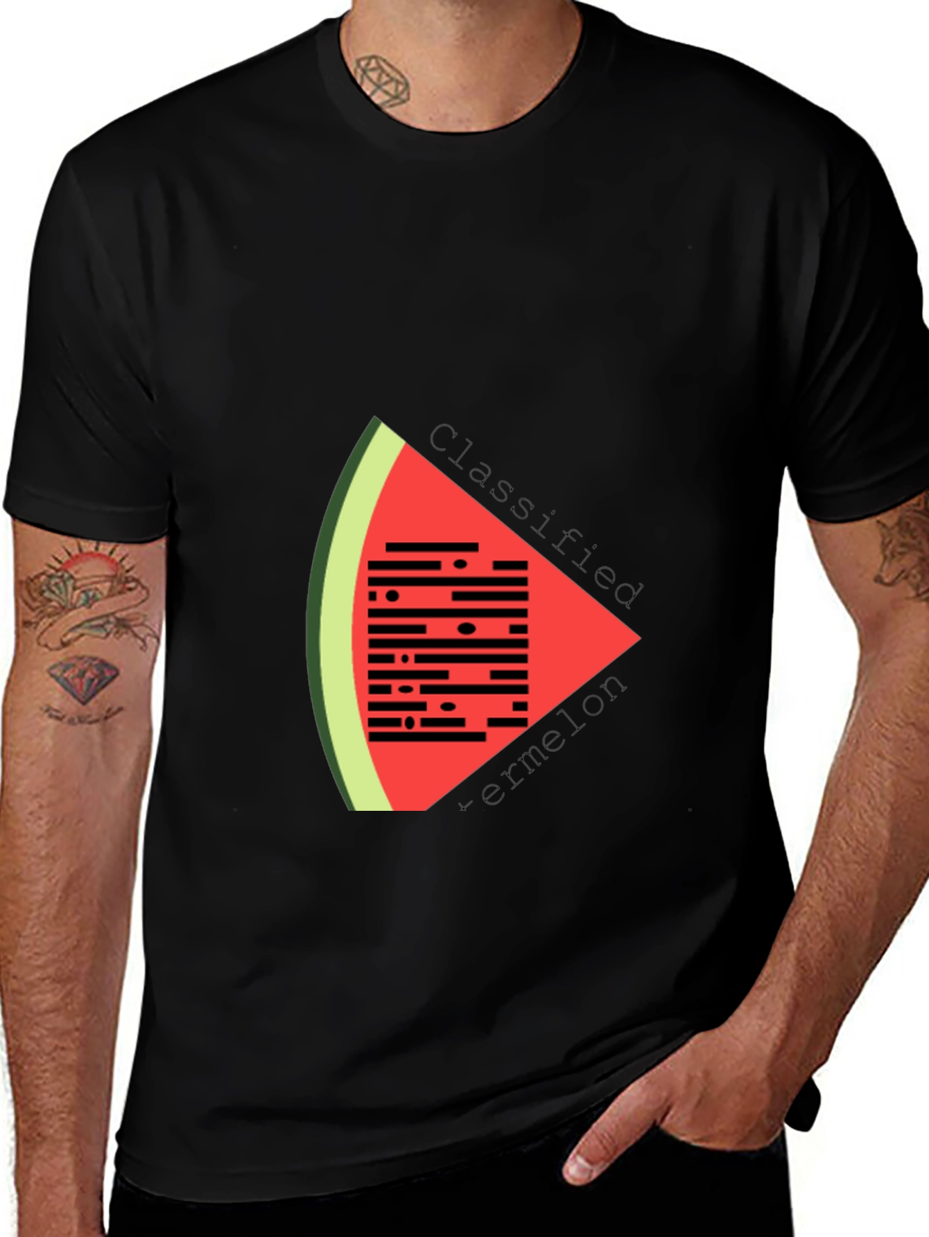 Variant 3 of Classified Fermelon T-Shirt - Funny Watermelon Tee