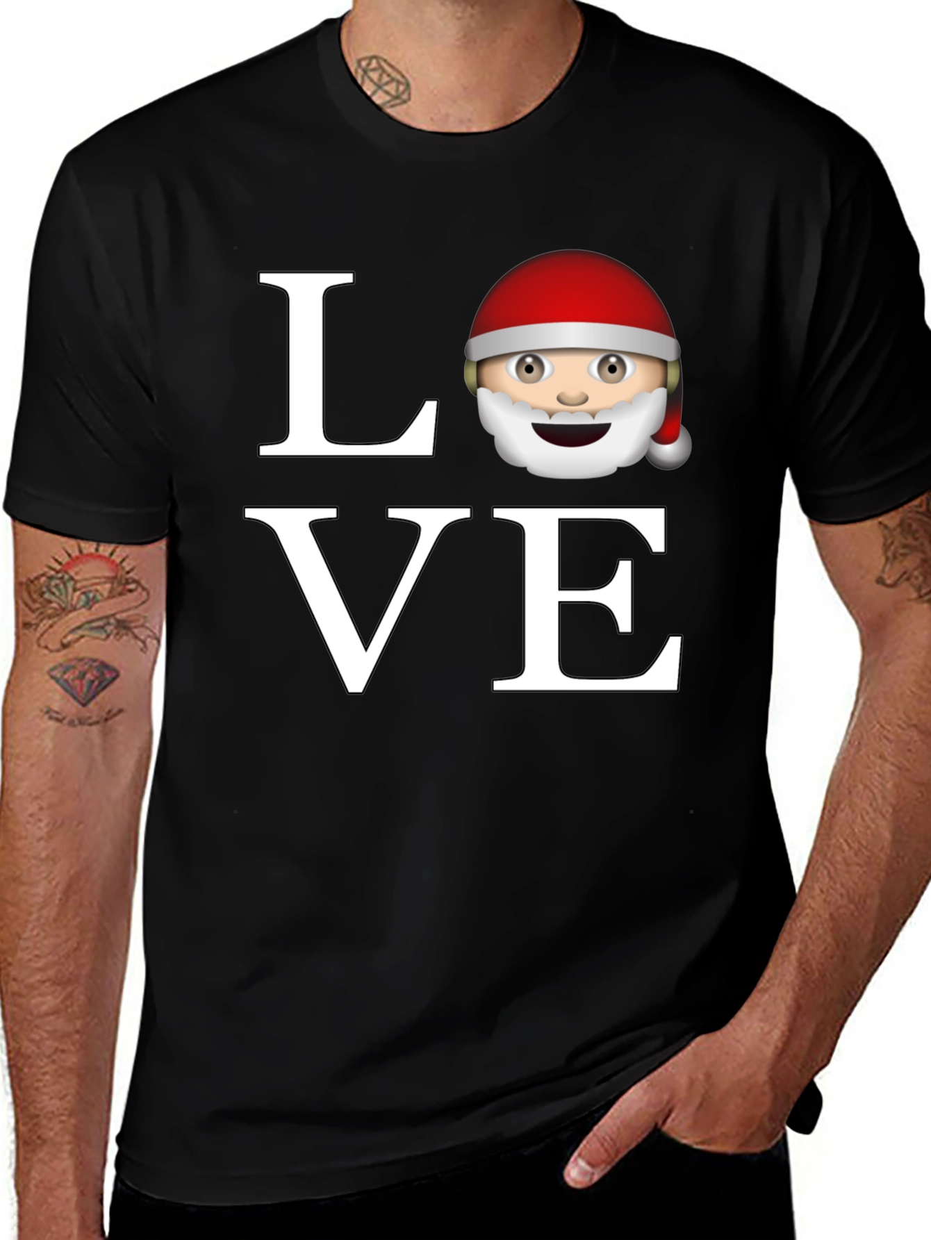 Variant 2 of Festive Love Graphic Tee - Holiday Edition