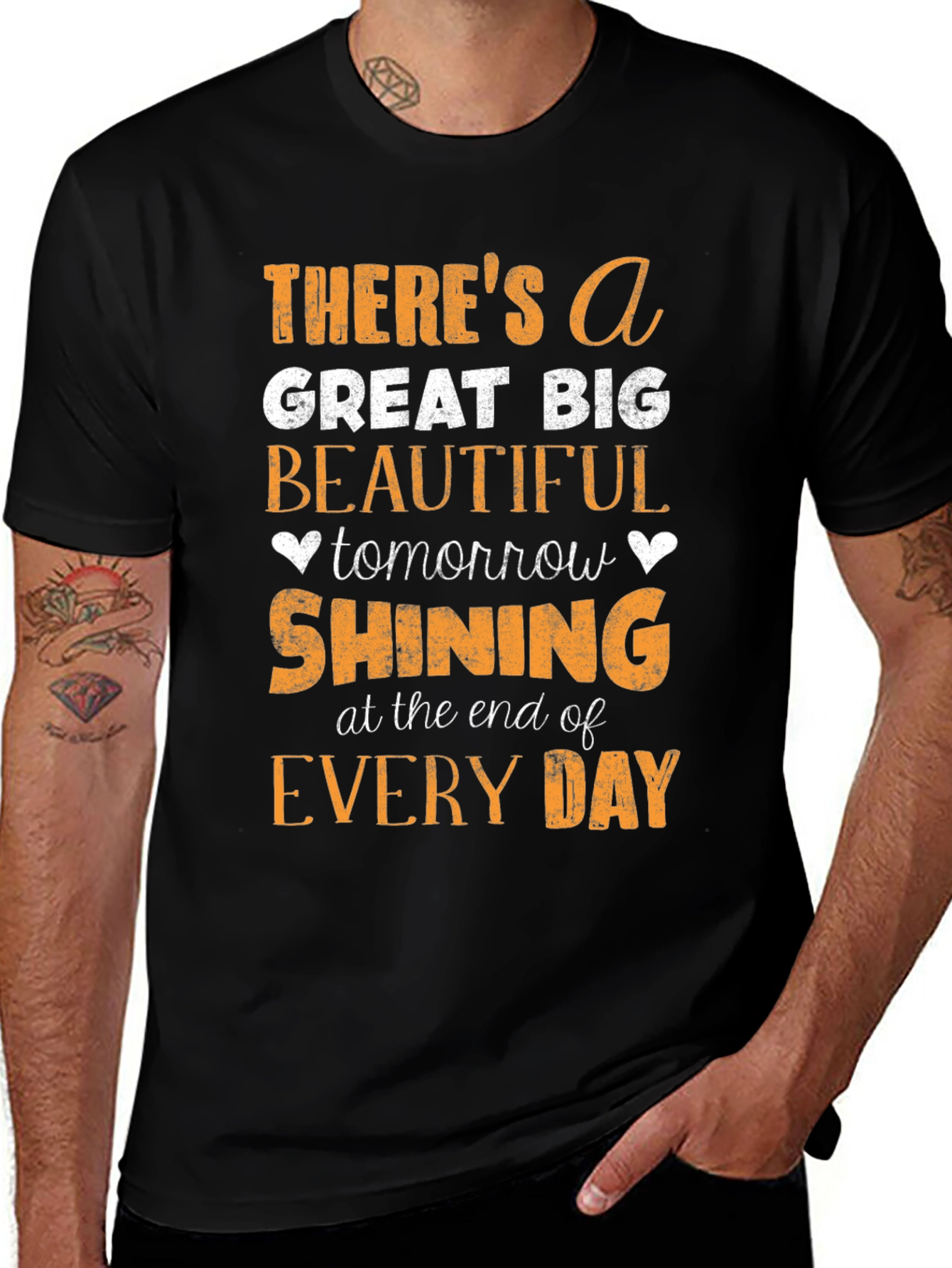 Inspirational Graphic Tee - A Great Big Beautiful Tomorrow