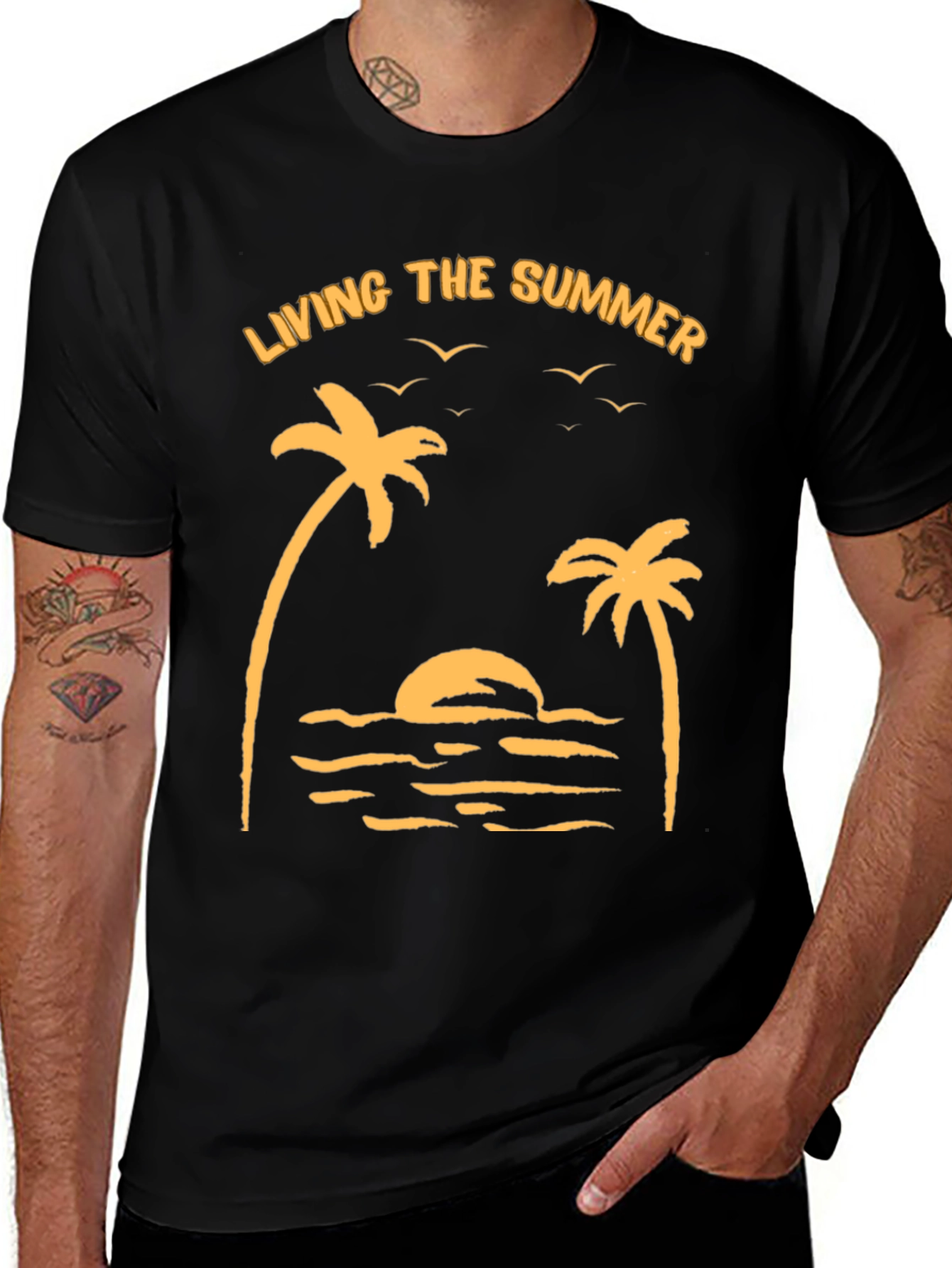 Variant 7 of Living The Summer Graphic Tee