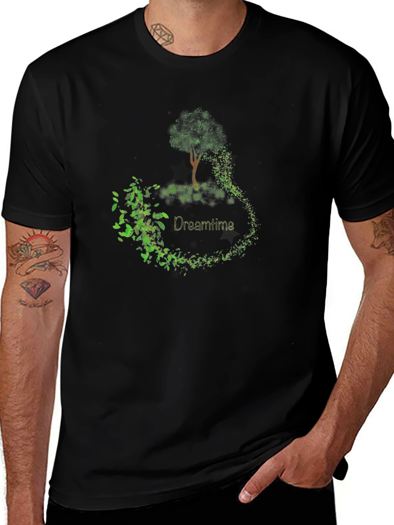 Dreamtime Tree Graphic T-Shirt