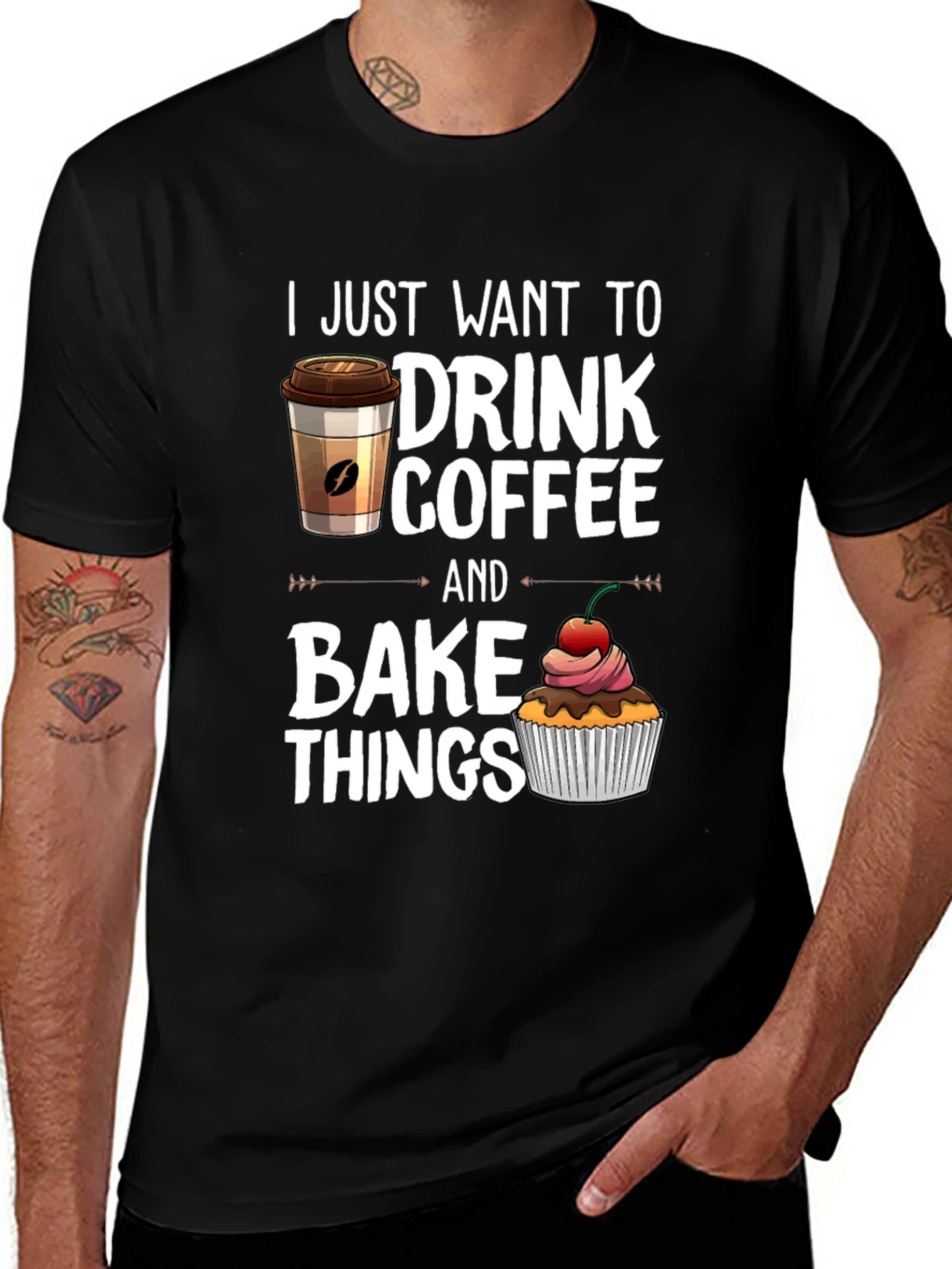 Variant 4 of Coffee & Baking Lover's T-Shirt