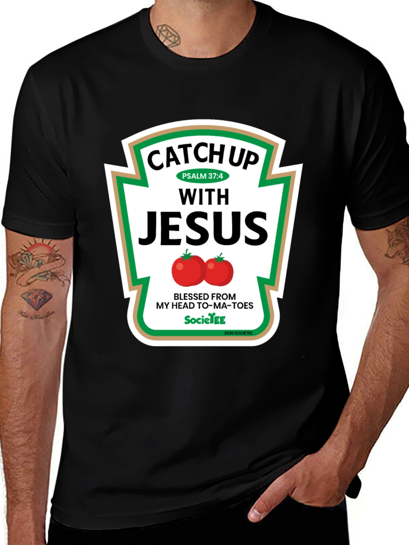 Catch Up With Jesus T-Shirt - Christian Humor Tee