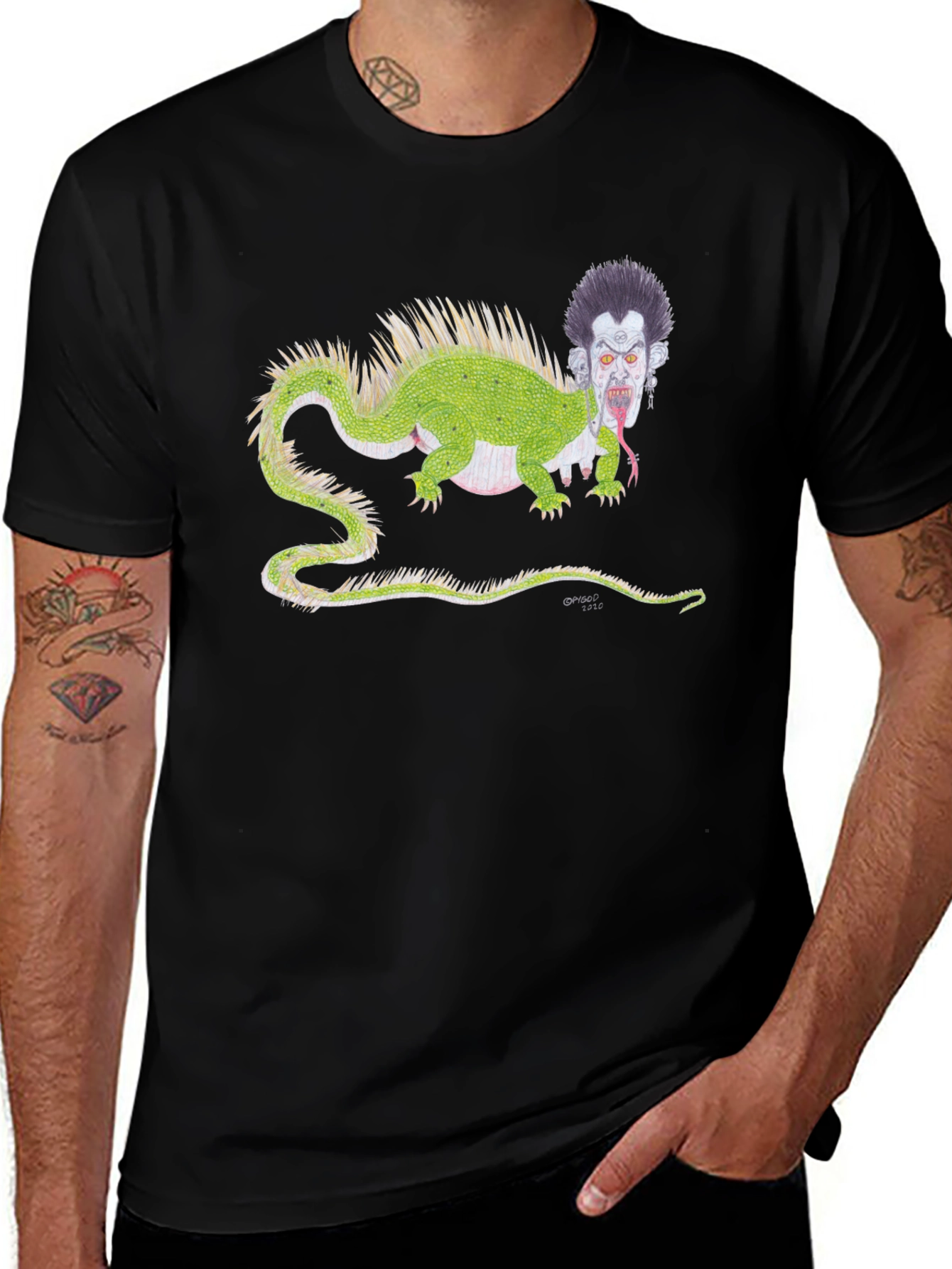 Variant 15 of Monster Creature Graphic T-Shirt