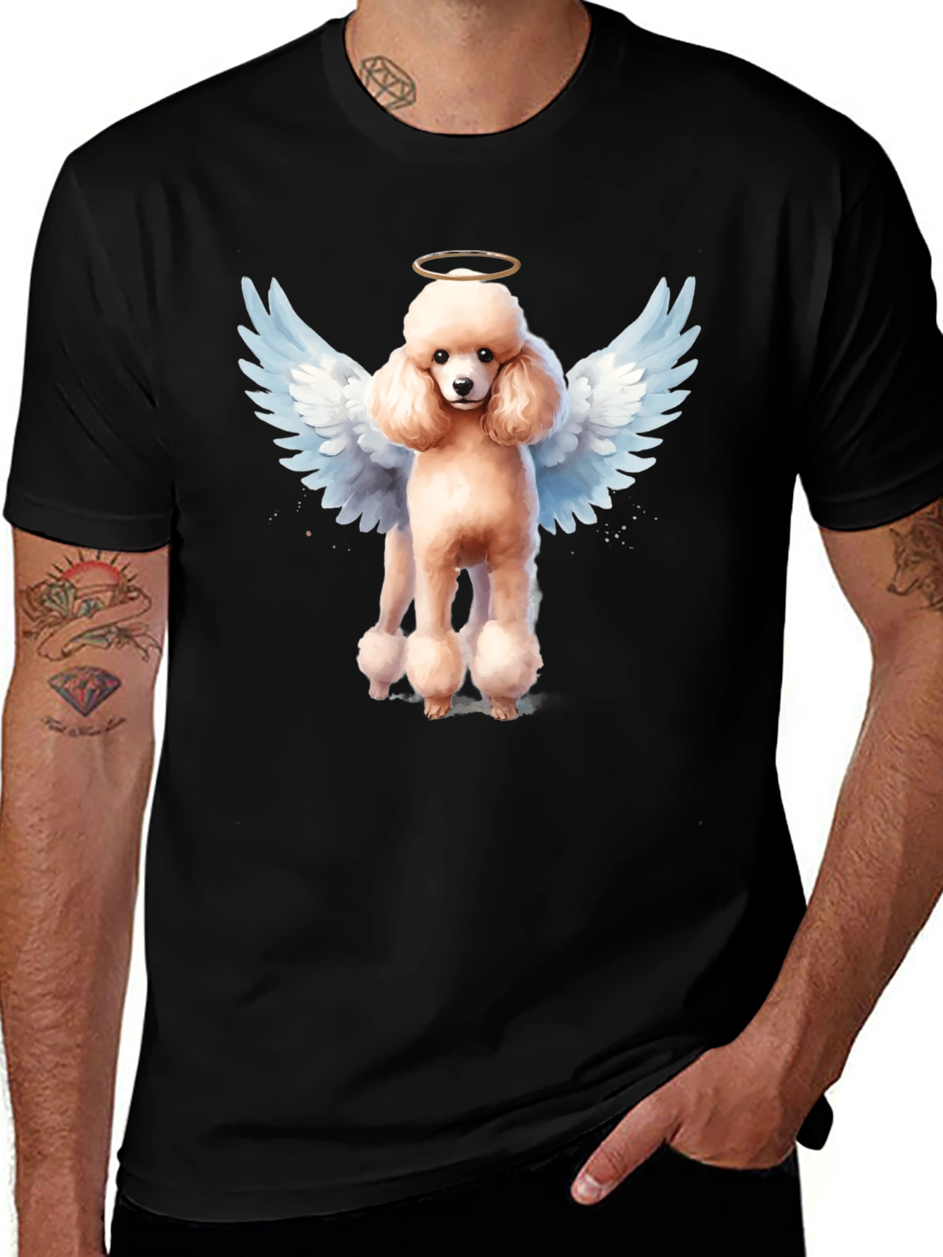 Variant 24 of Angel Poodle T-Shirt - Cute & Heavenly