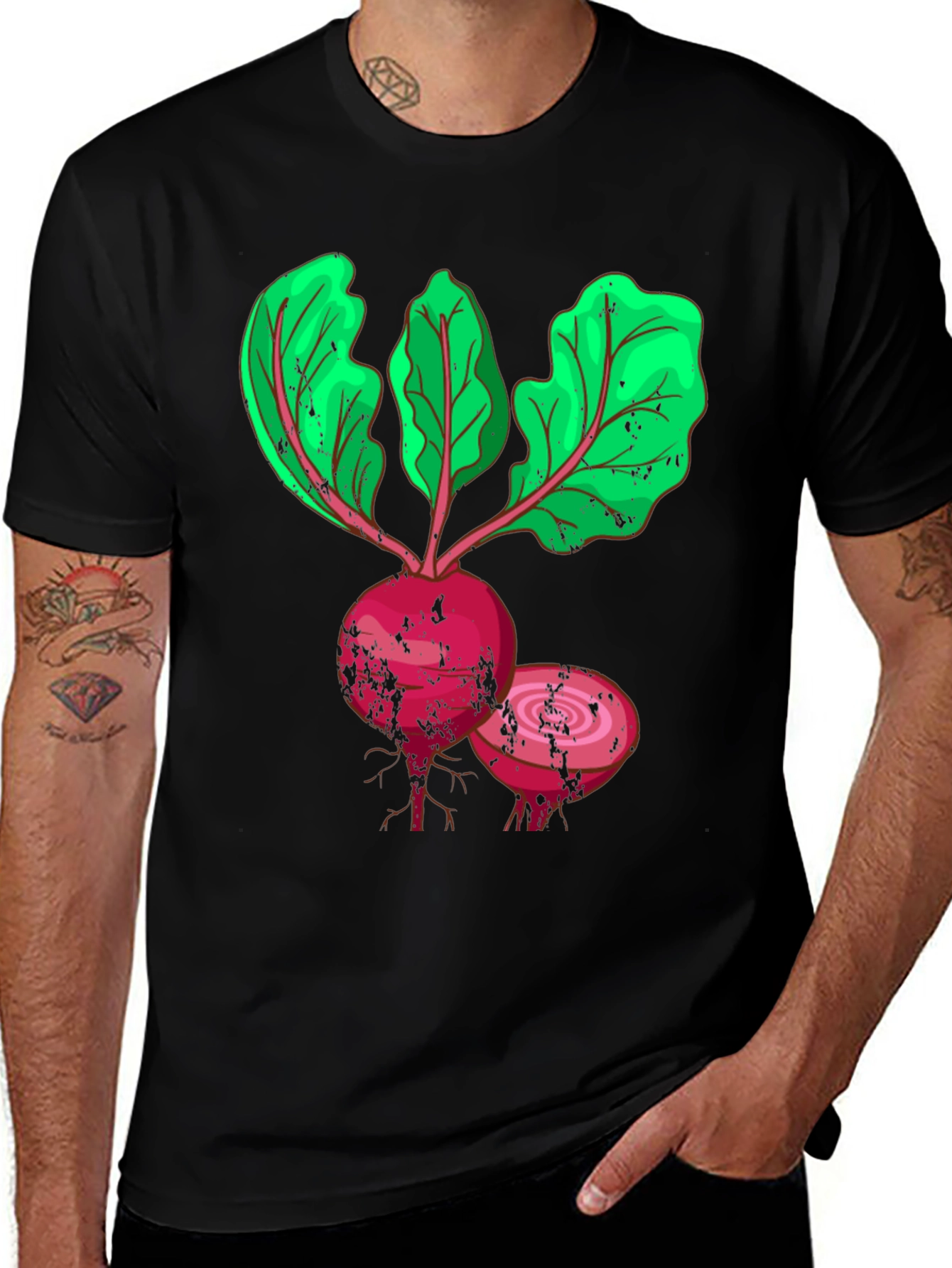 Beet Graphic T-Shirt - Vegetable Lover Tee
