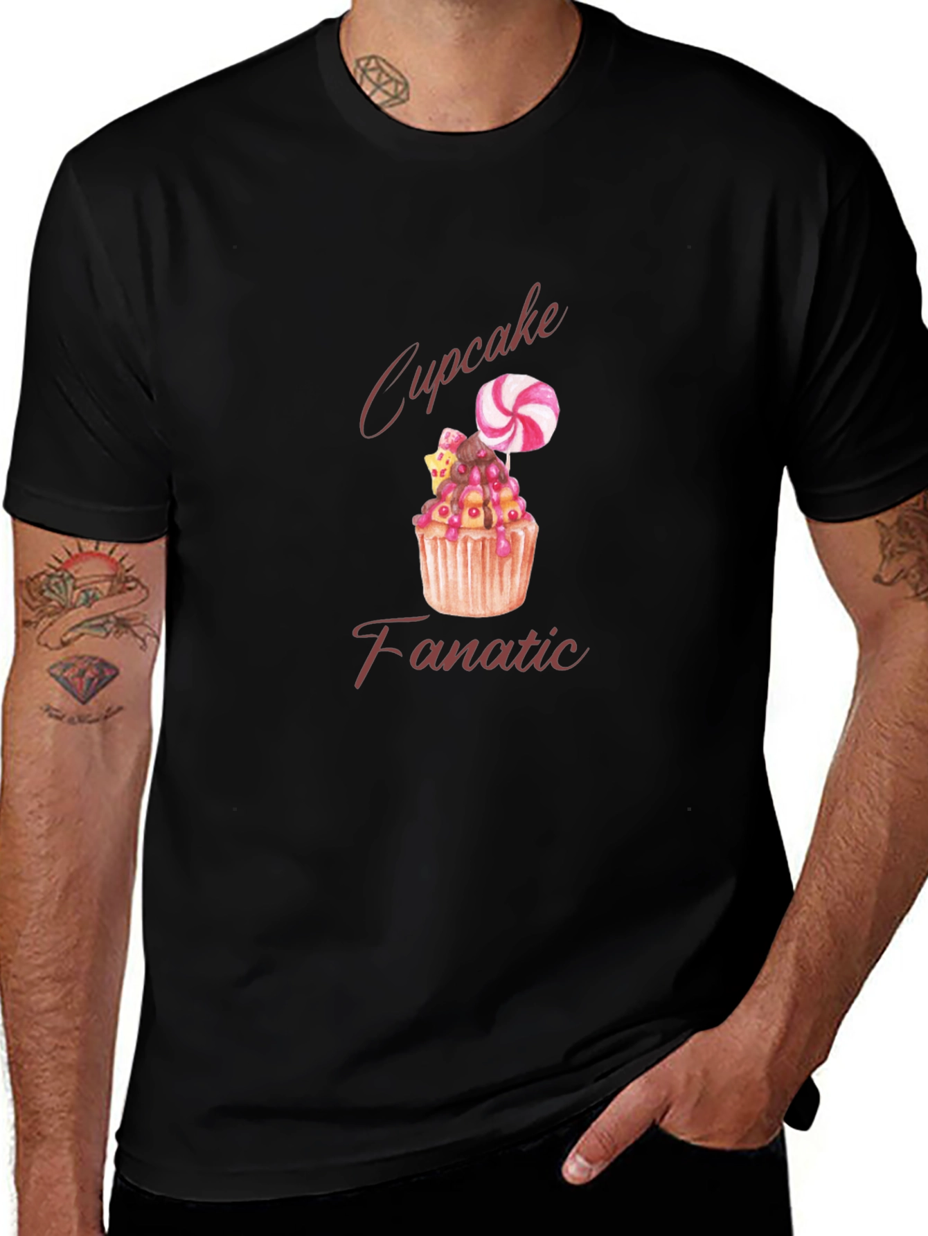 Variant 24 of Cupcake Fanatic T-Shirt - Deliciously Stylish!