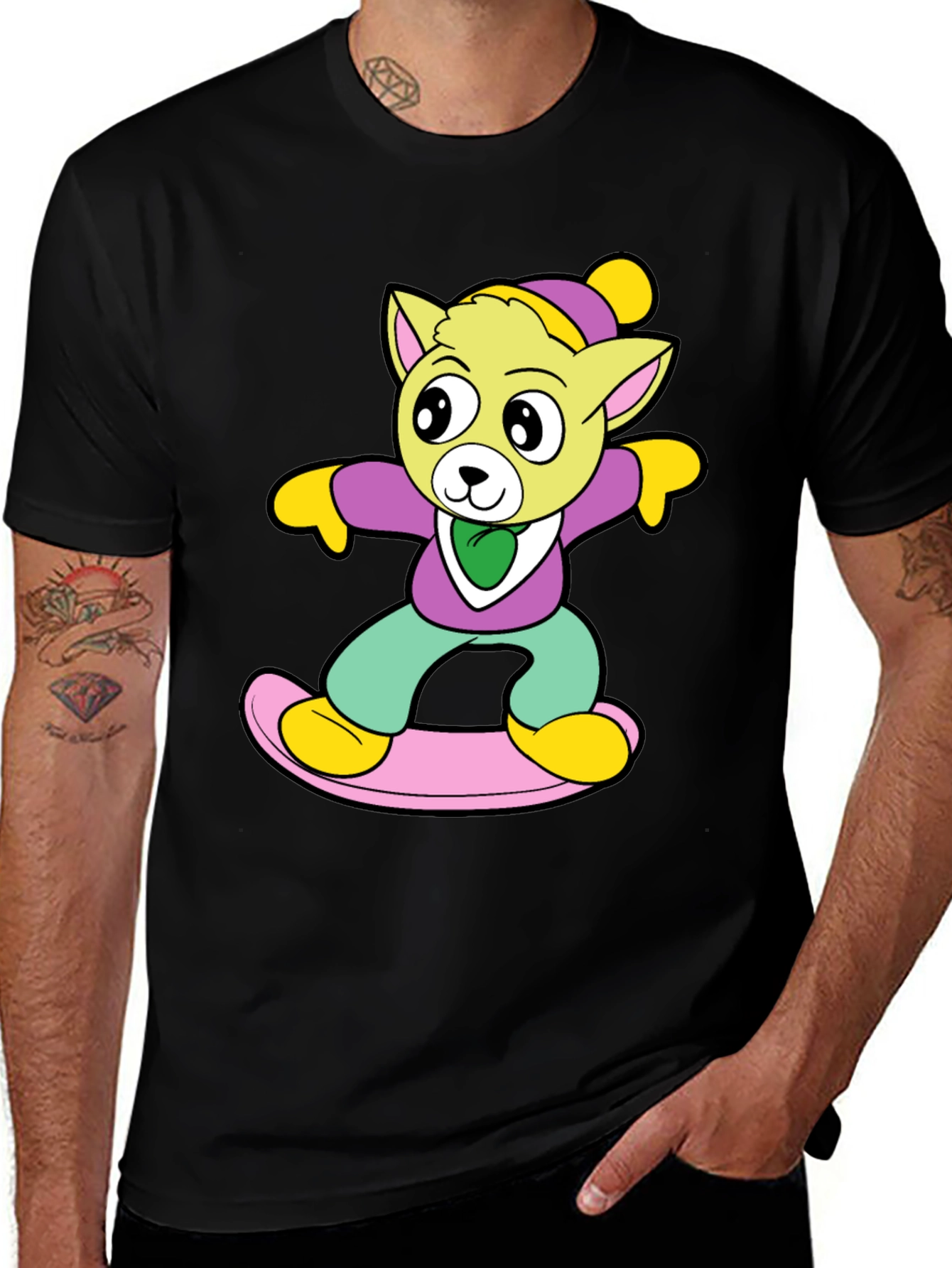 Cartoon Snowboarder T-Shirt