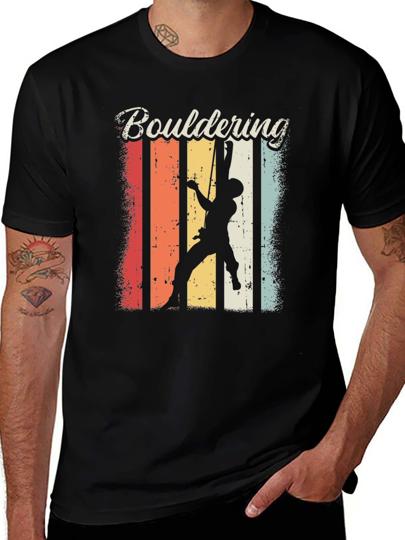 Variant 24 of Vintage Bouldering T-Shirt