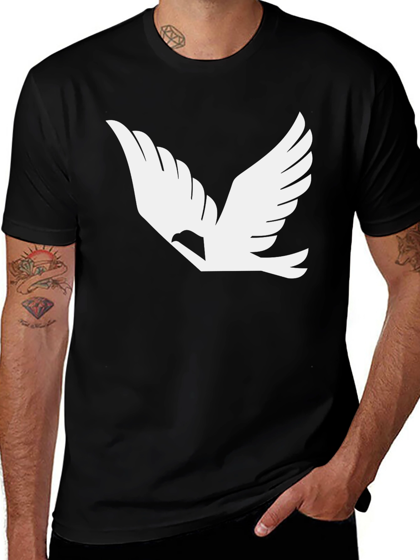 Variant 17 of Dove Graphic T-Shirt - Soft Cotton Comfort