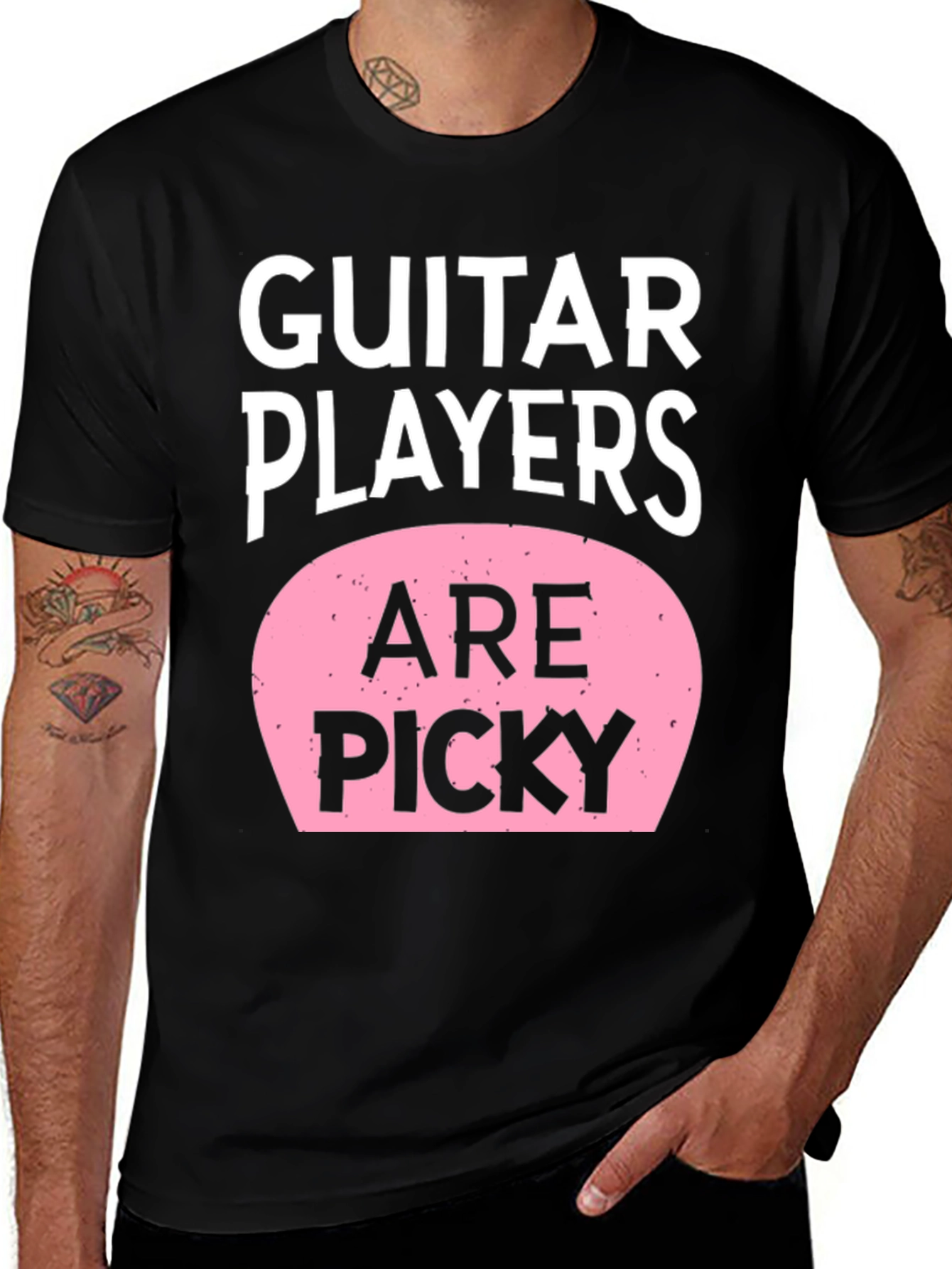 Black Guitar Players Are Picky T-Shirt main image