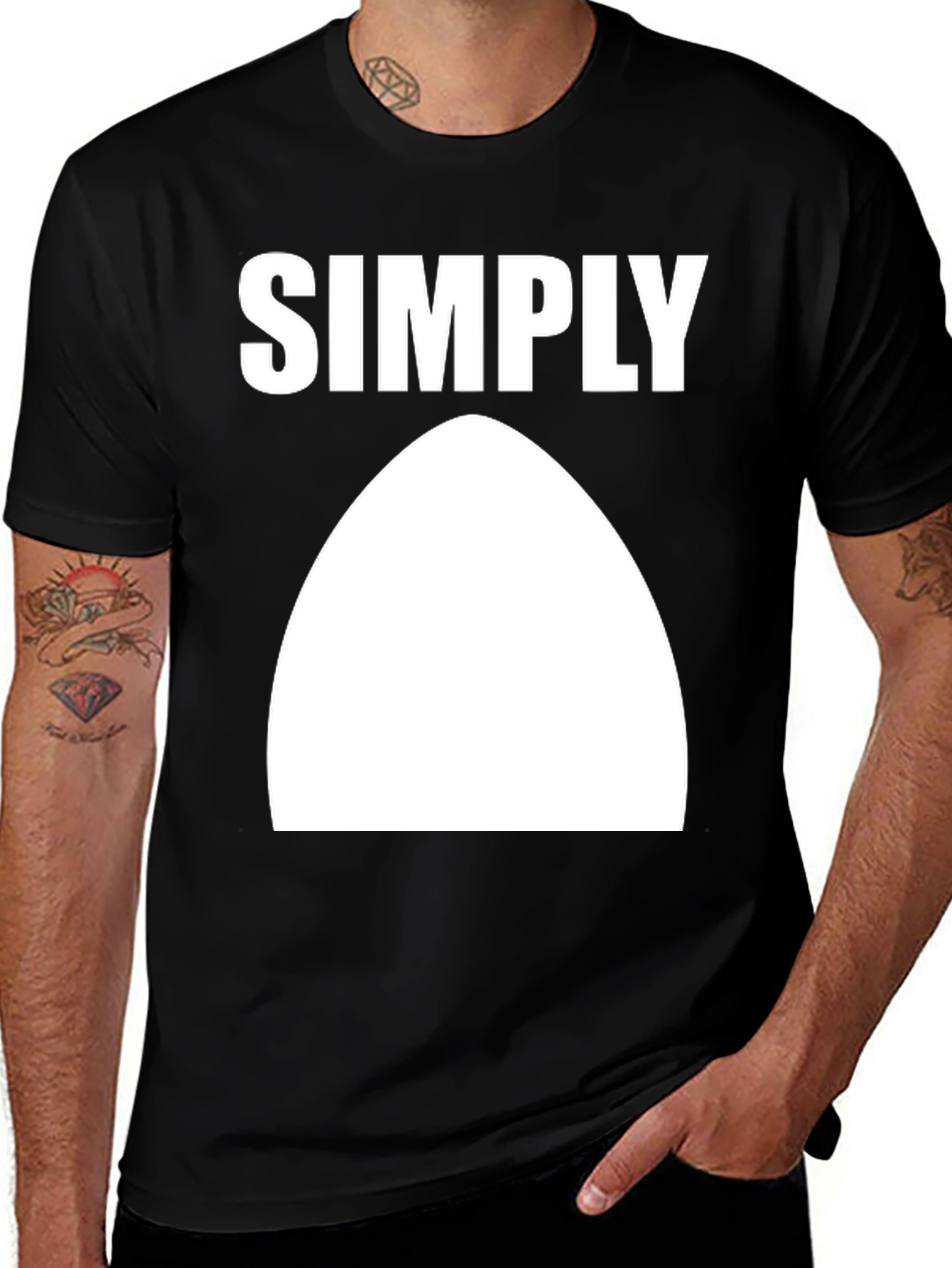 Variant 29 of Simply Stylish Black Graphic Tee