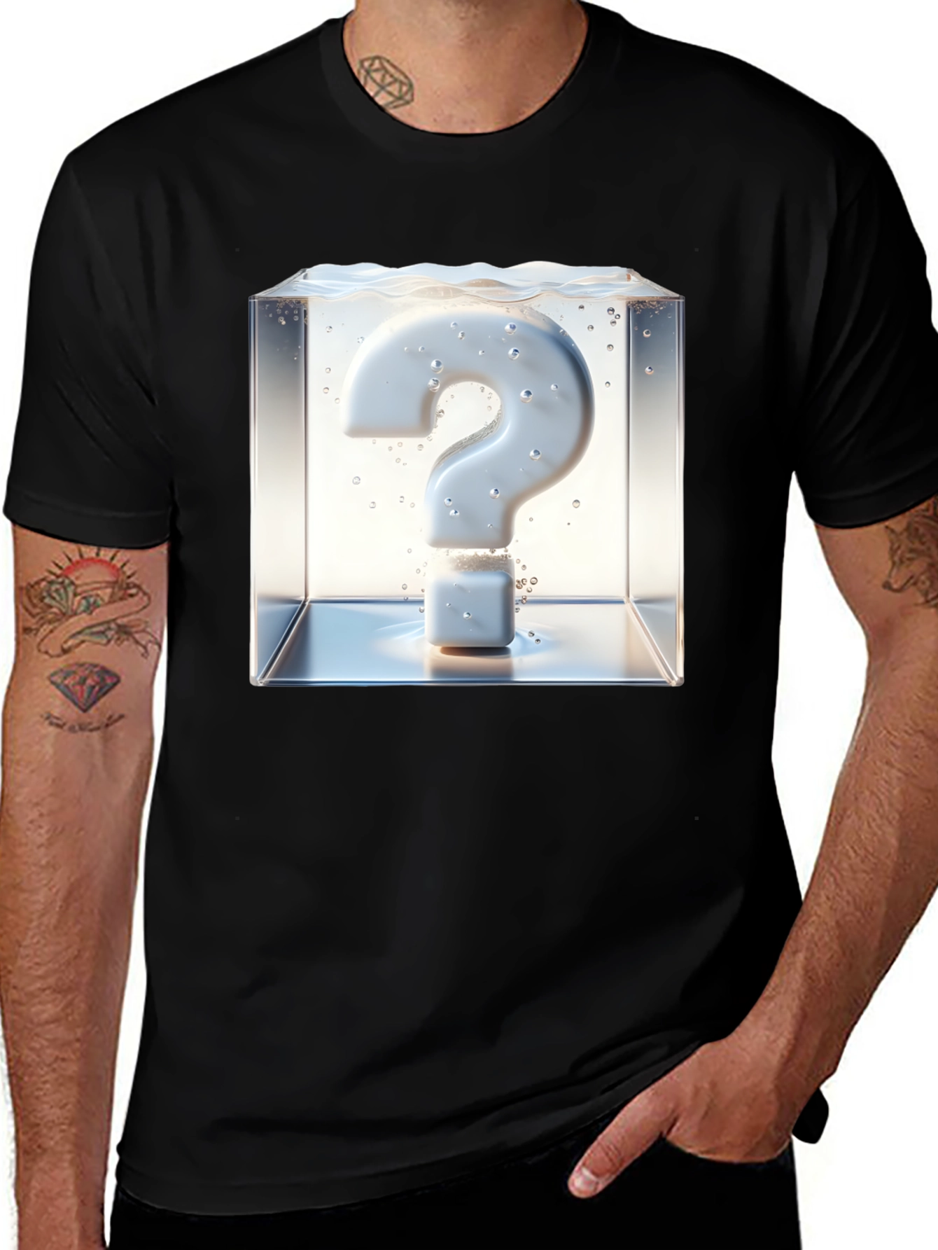 Variant 13 of Question Block T-Shirt - Enigmatic Style