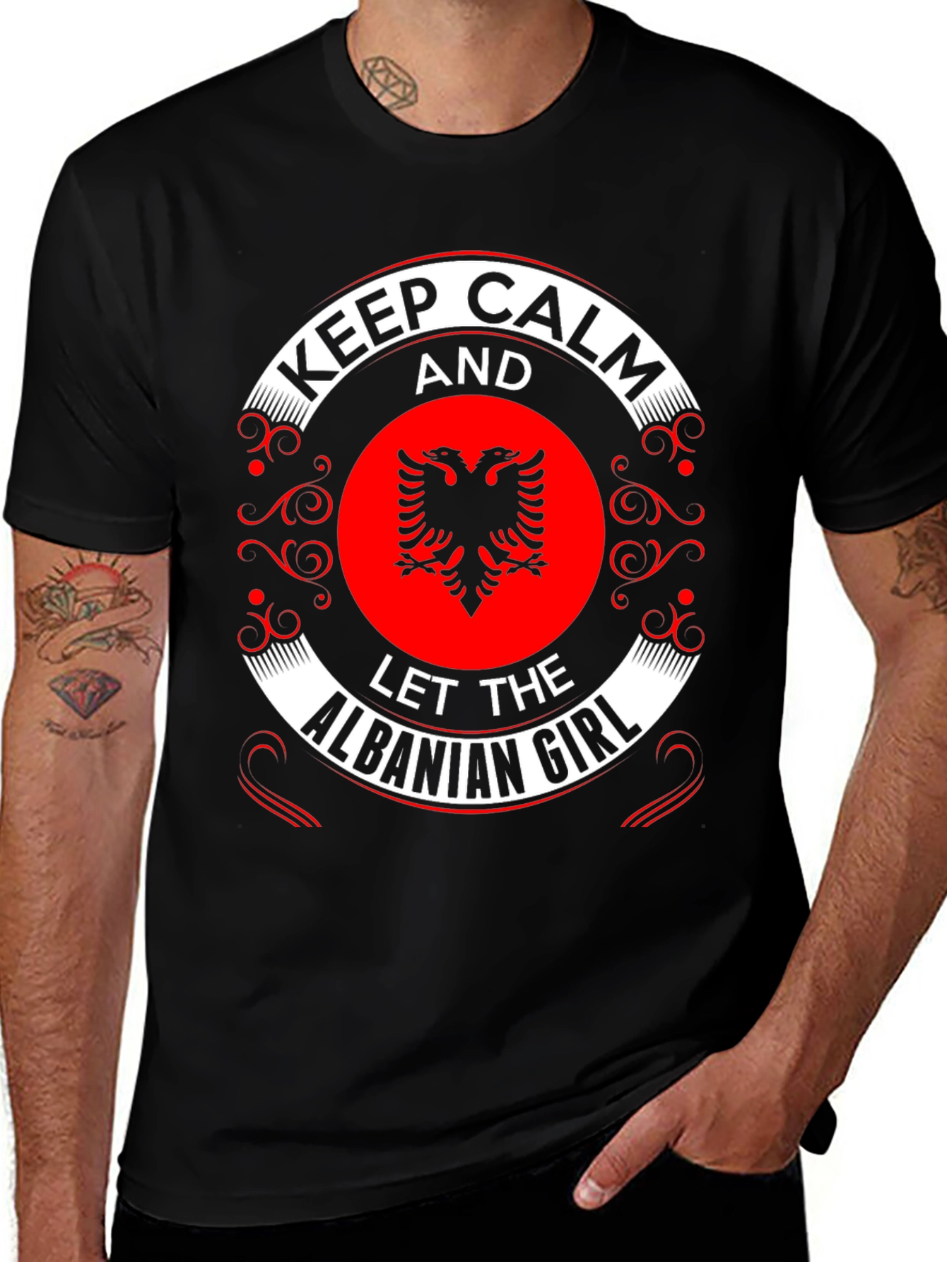 Albanian Girl Keep Calm T-Shirt