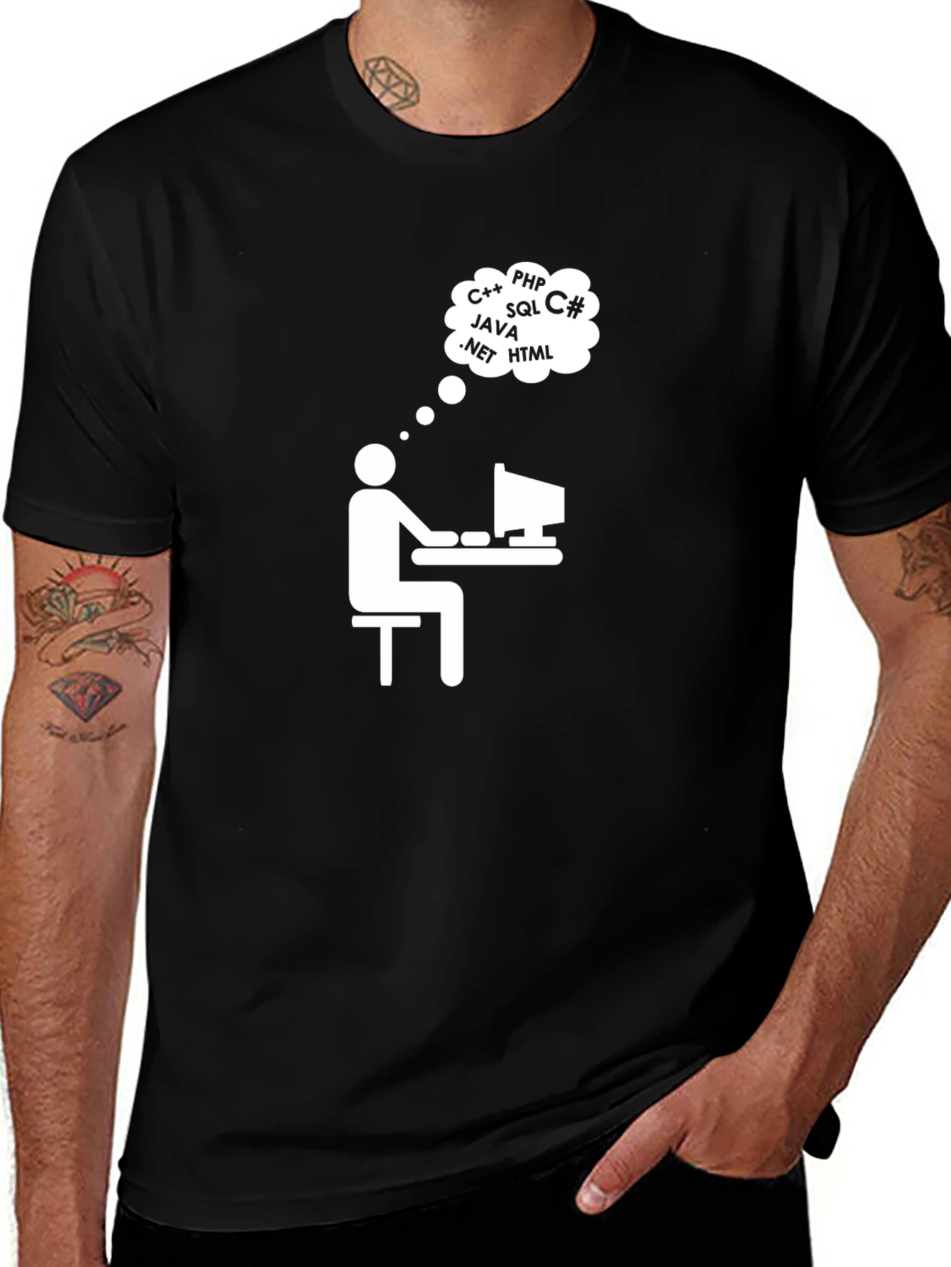 Variant 13 of Programmer T-Shirt - Coding Languages Design