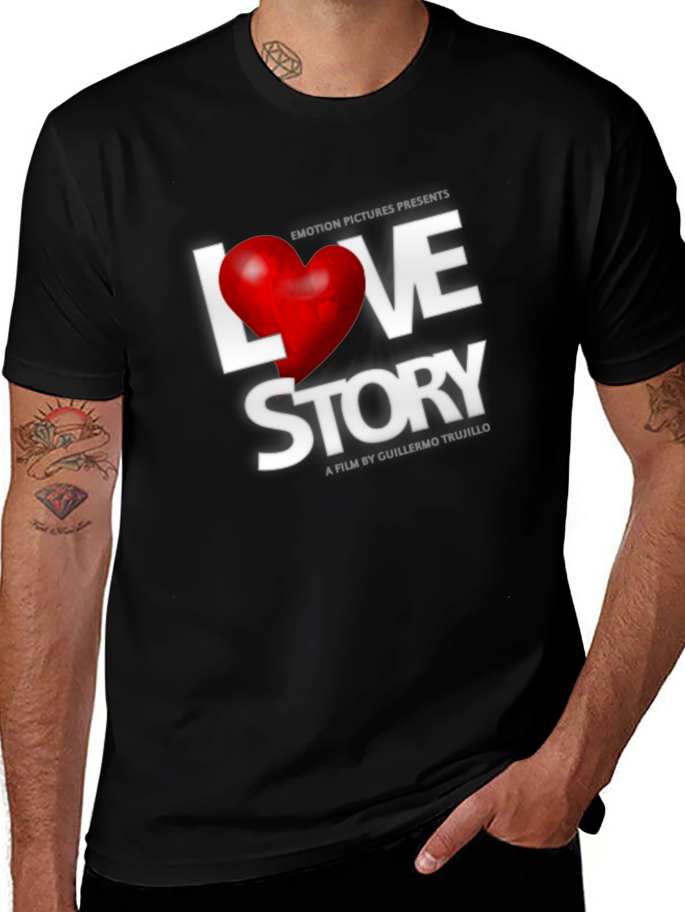 Variant 7 of Love Story Graphic Tee - Black, Movie Inspired