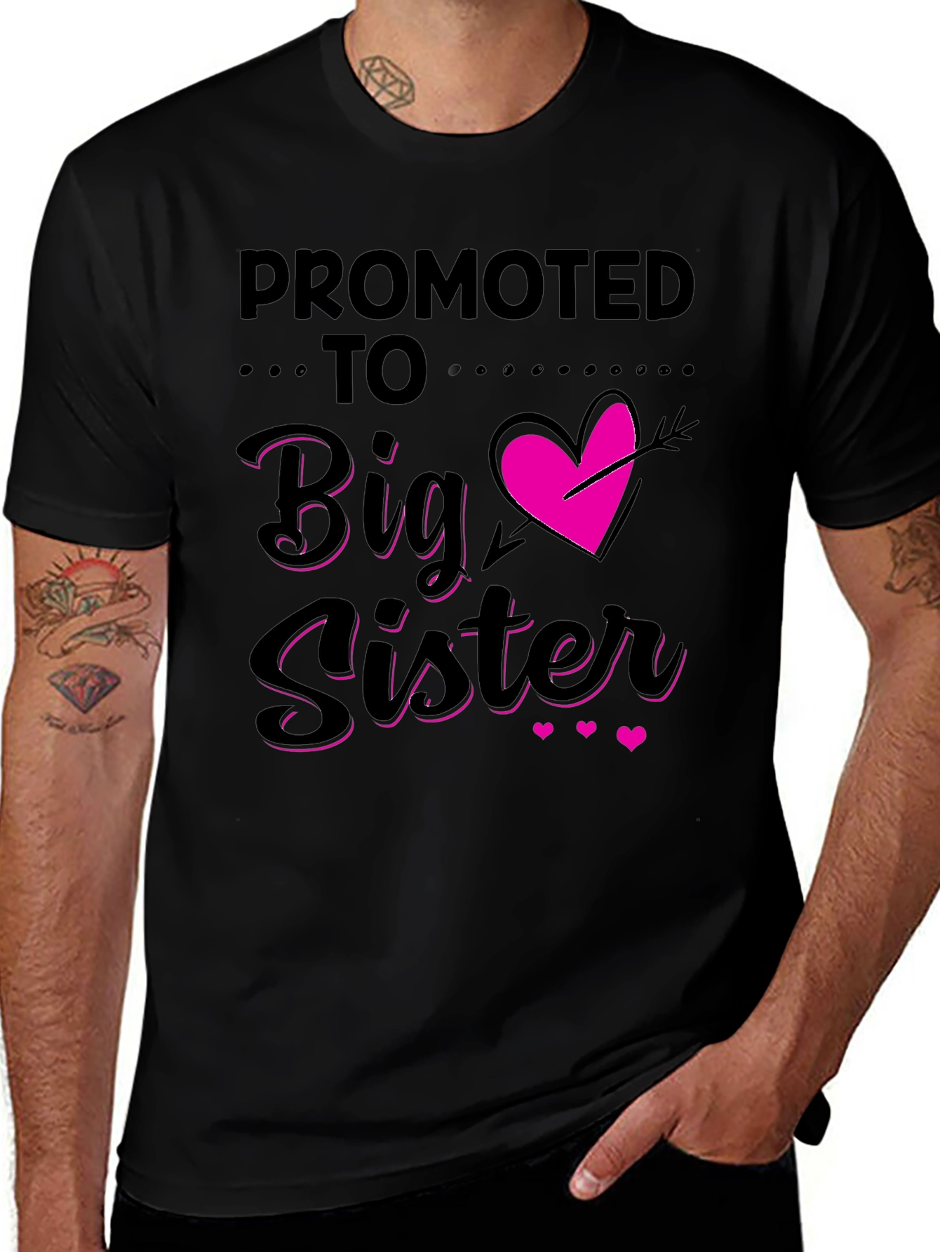 Variant 7 of Promoted to Big Sister T-Shirt