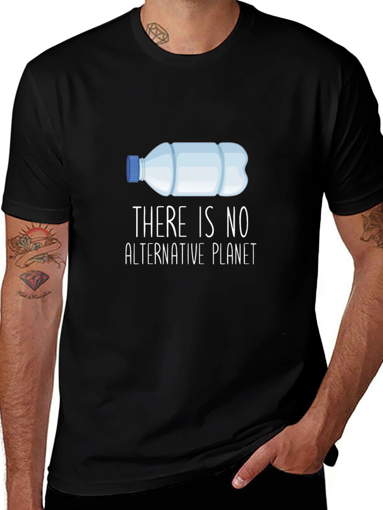 Variant 30 of Eco-Friendly 'No Alternative Planet' Graphic Tee