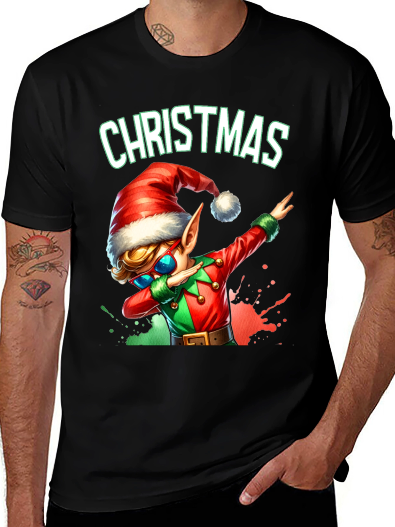 Christmas Elf Dab T-Shirt