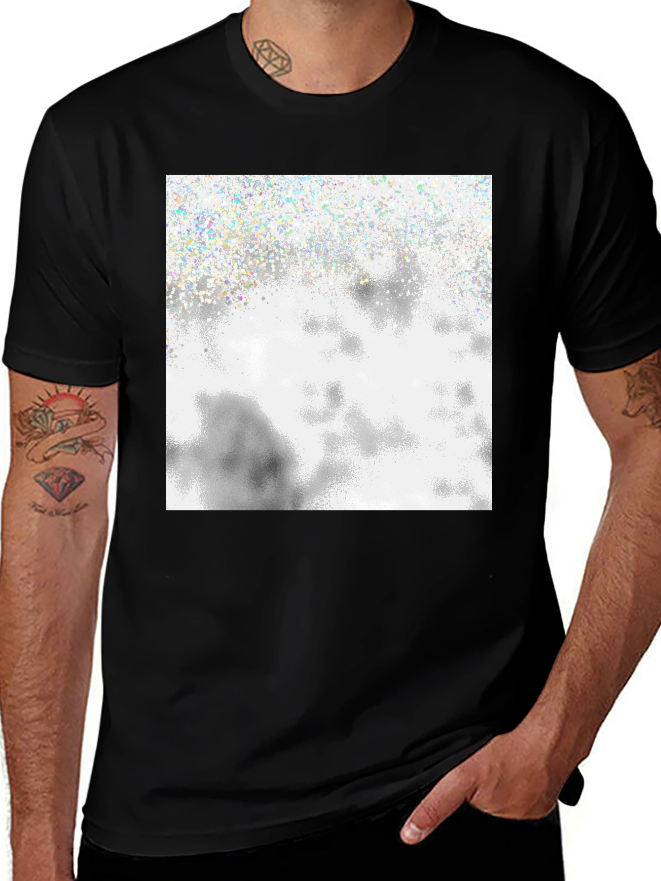 Variant 6 of Stylish Black Graphic Tee