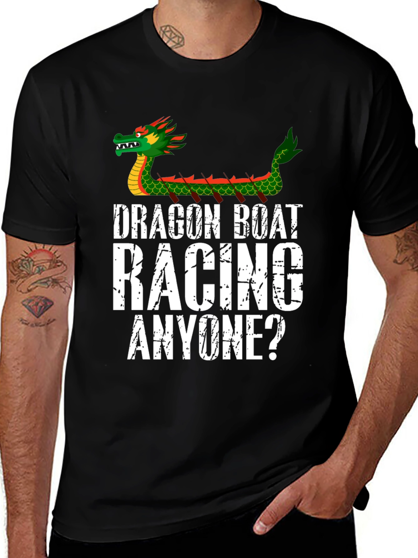 Variant 17 of Dragon Boat Racing T-Shirt - Unique Design