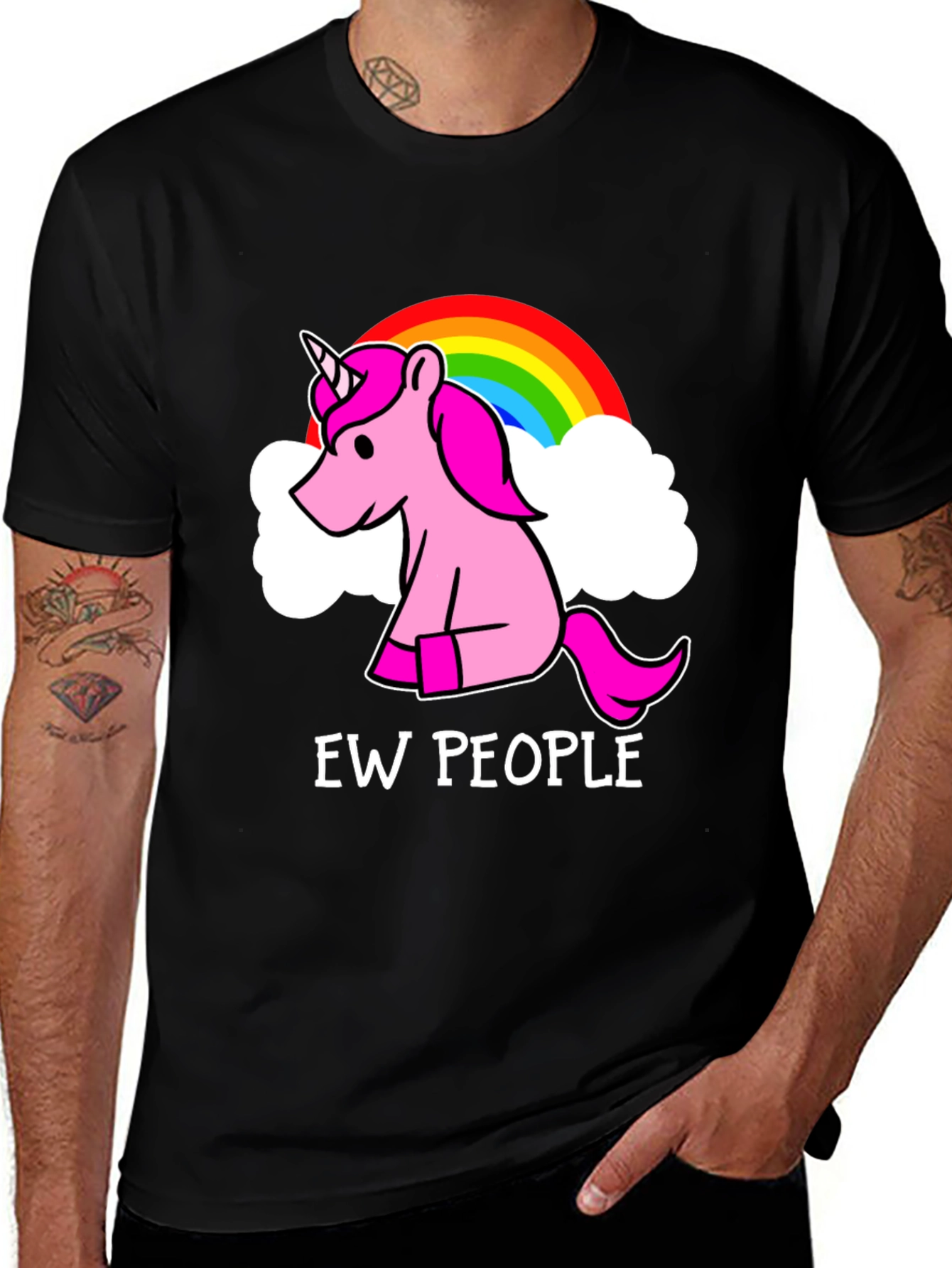 Variant 15 of Ew People Unicorn Rainbow T-Shirt