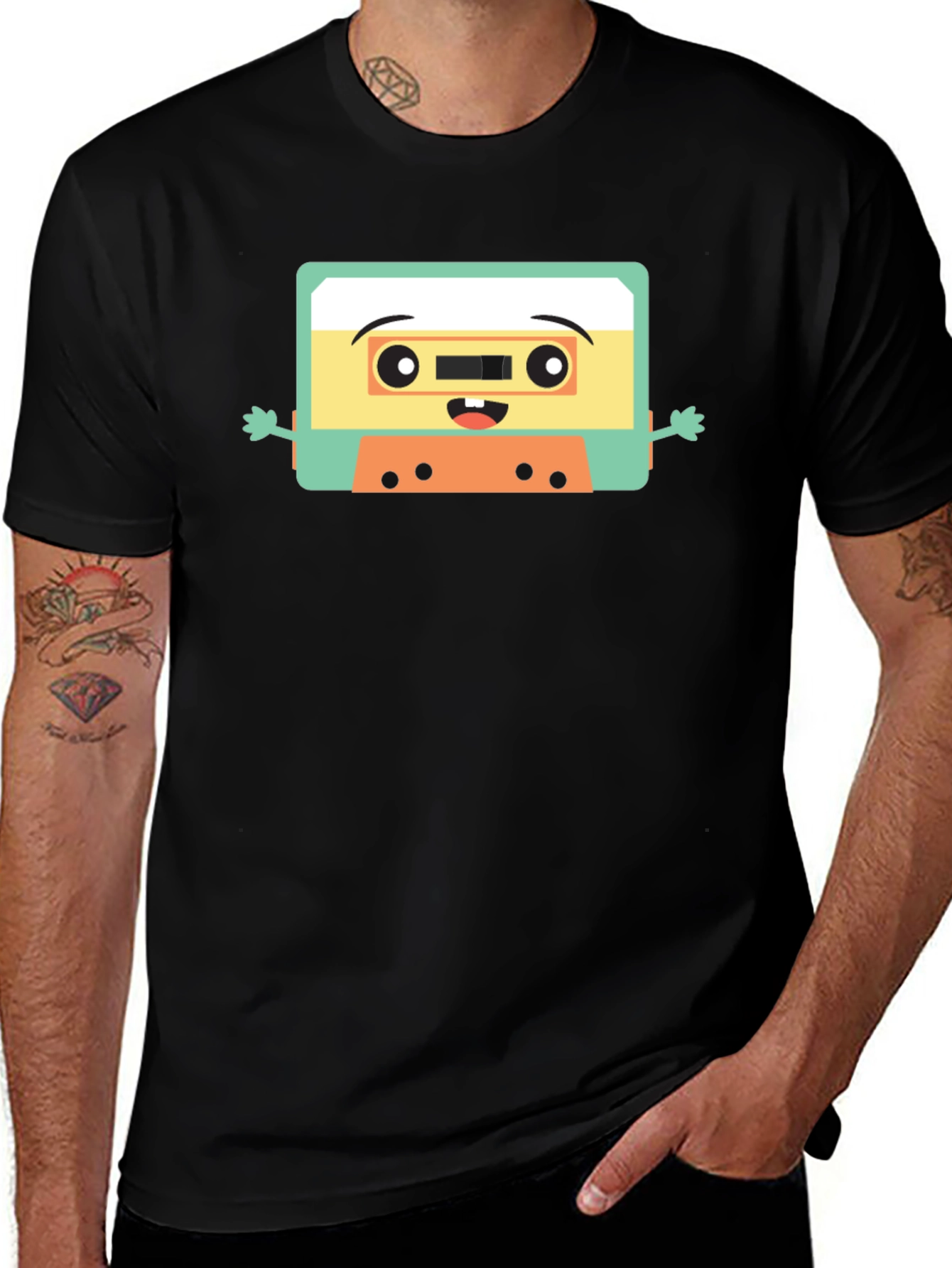 Variant 29 of Cute Cassette Tape Graphic Tee