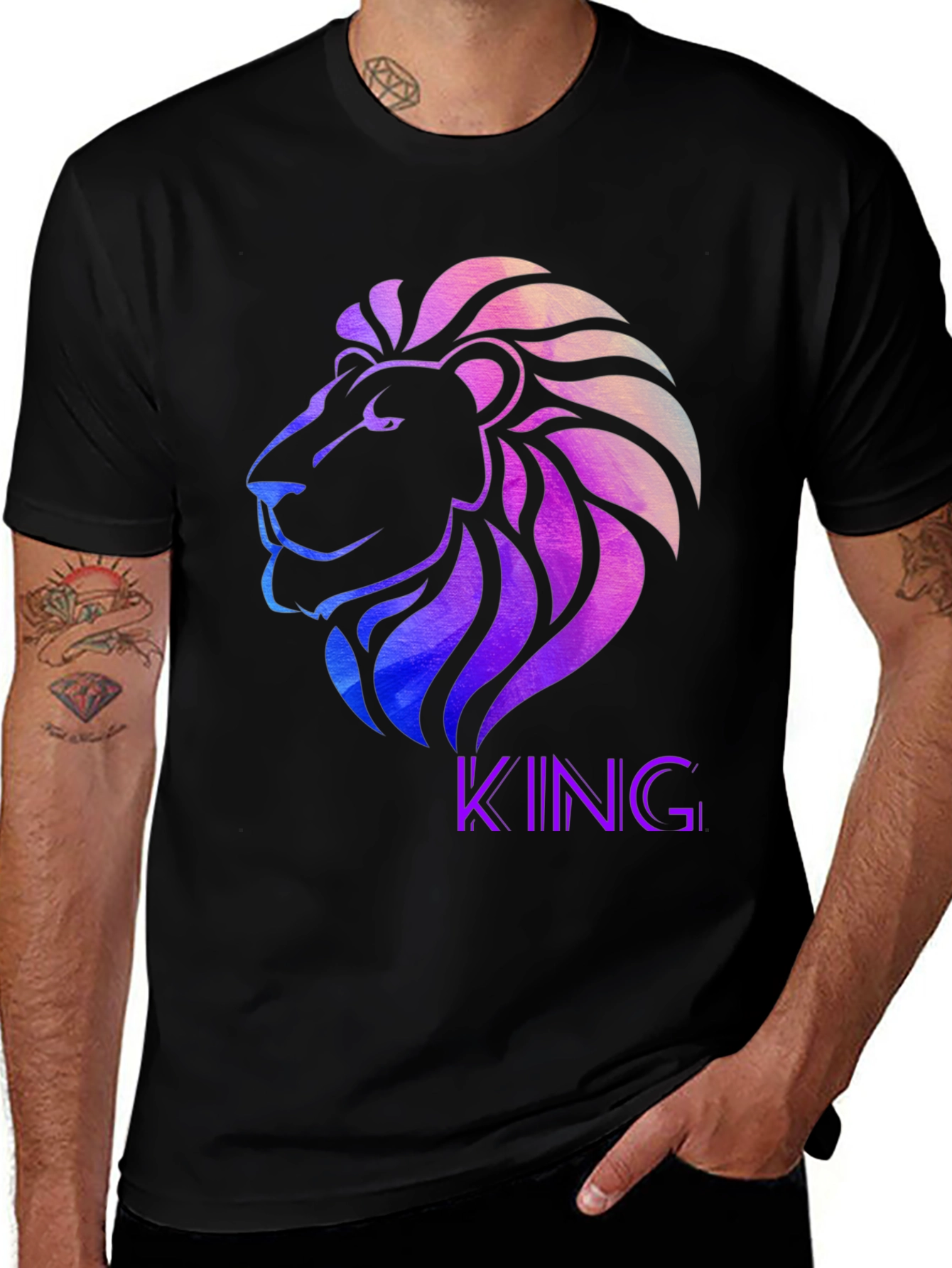 Variant 19 of King Lion Graphic T-Shirt - Stylish Men's Tee
