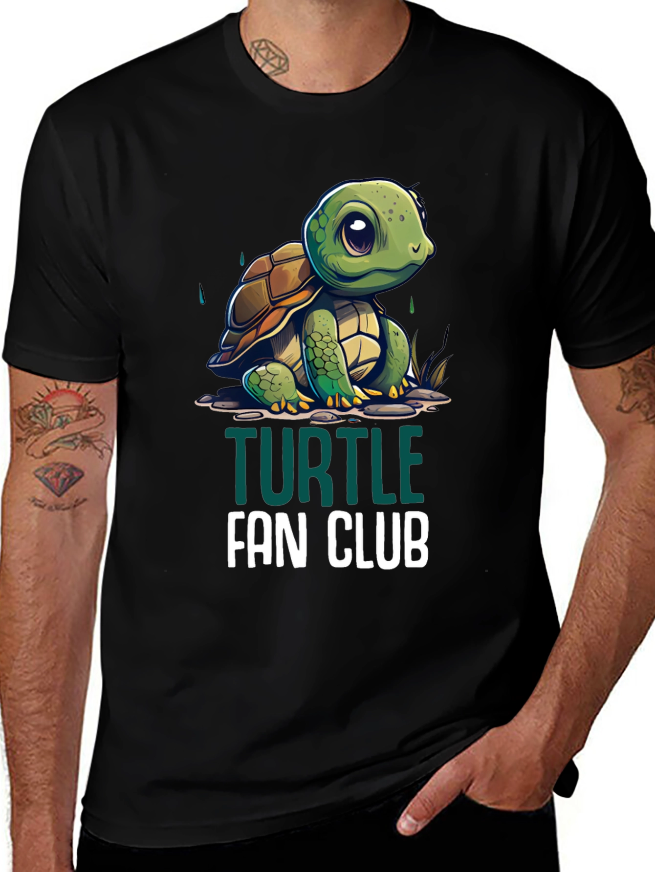 Variant 12 of Turtle Fan Club Graphic Tee