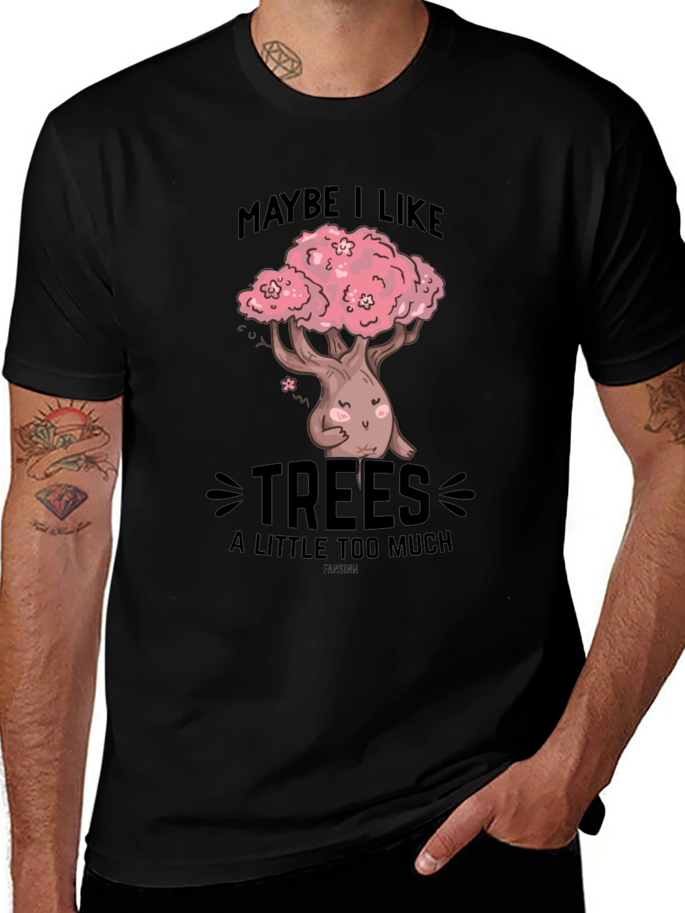 Variant 21 of Maybe I Like Trees Too Much Graphic T-Shirt