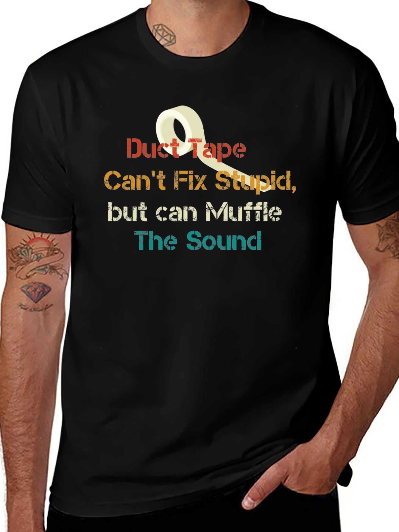 Variant 14 of Dust Tape Funny Graphic T-Shirt